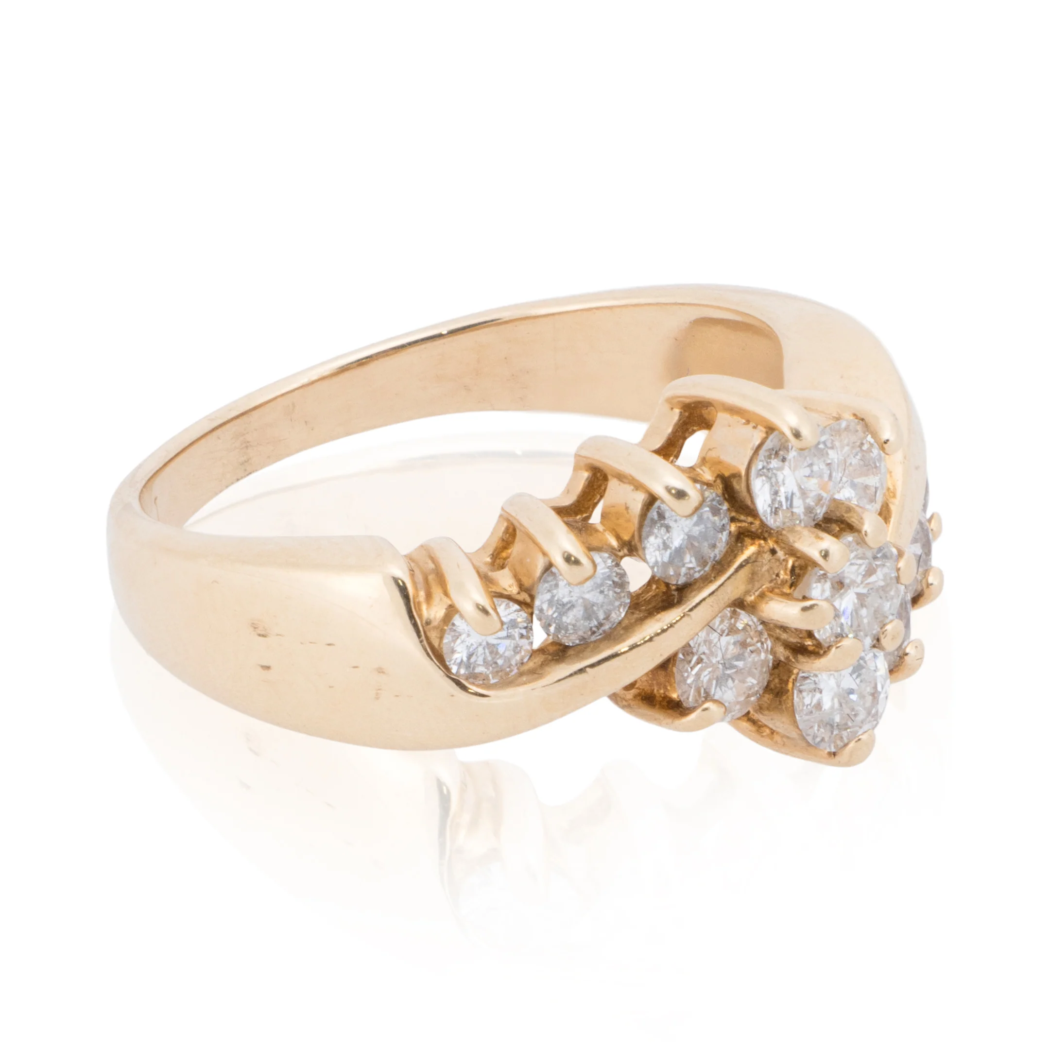 14k Gold Diamond Ring