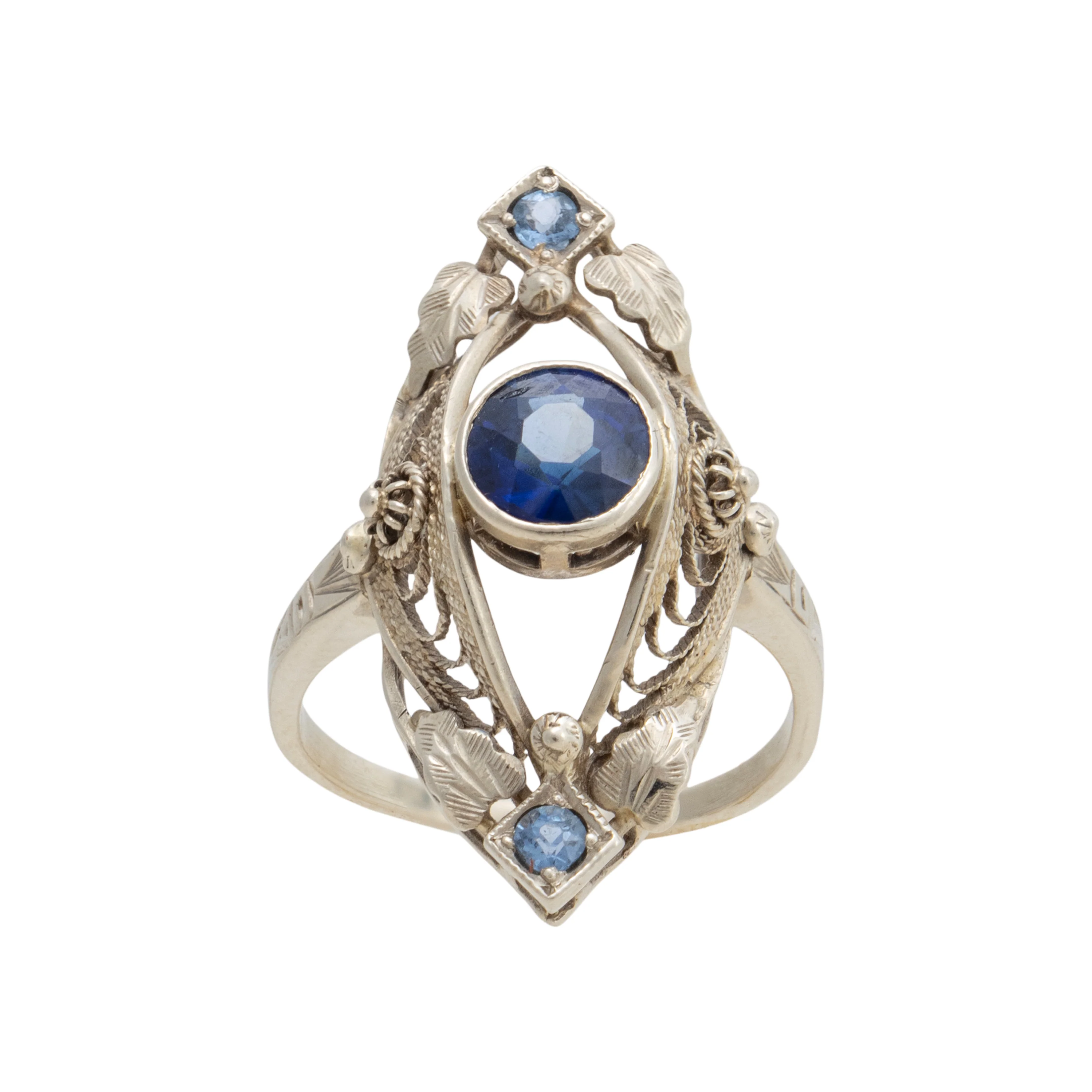 14k Gold Sapphire Ring - Image 2