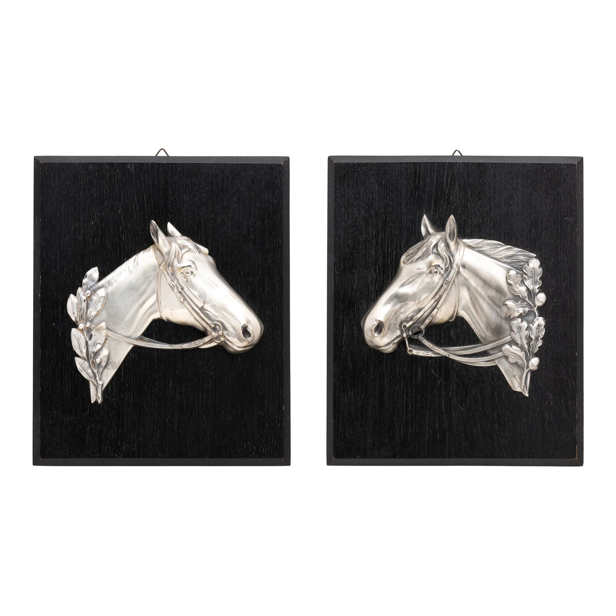 Art Nouveau Horse Plaques