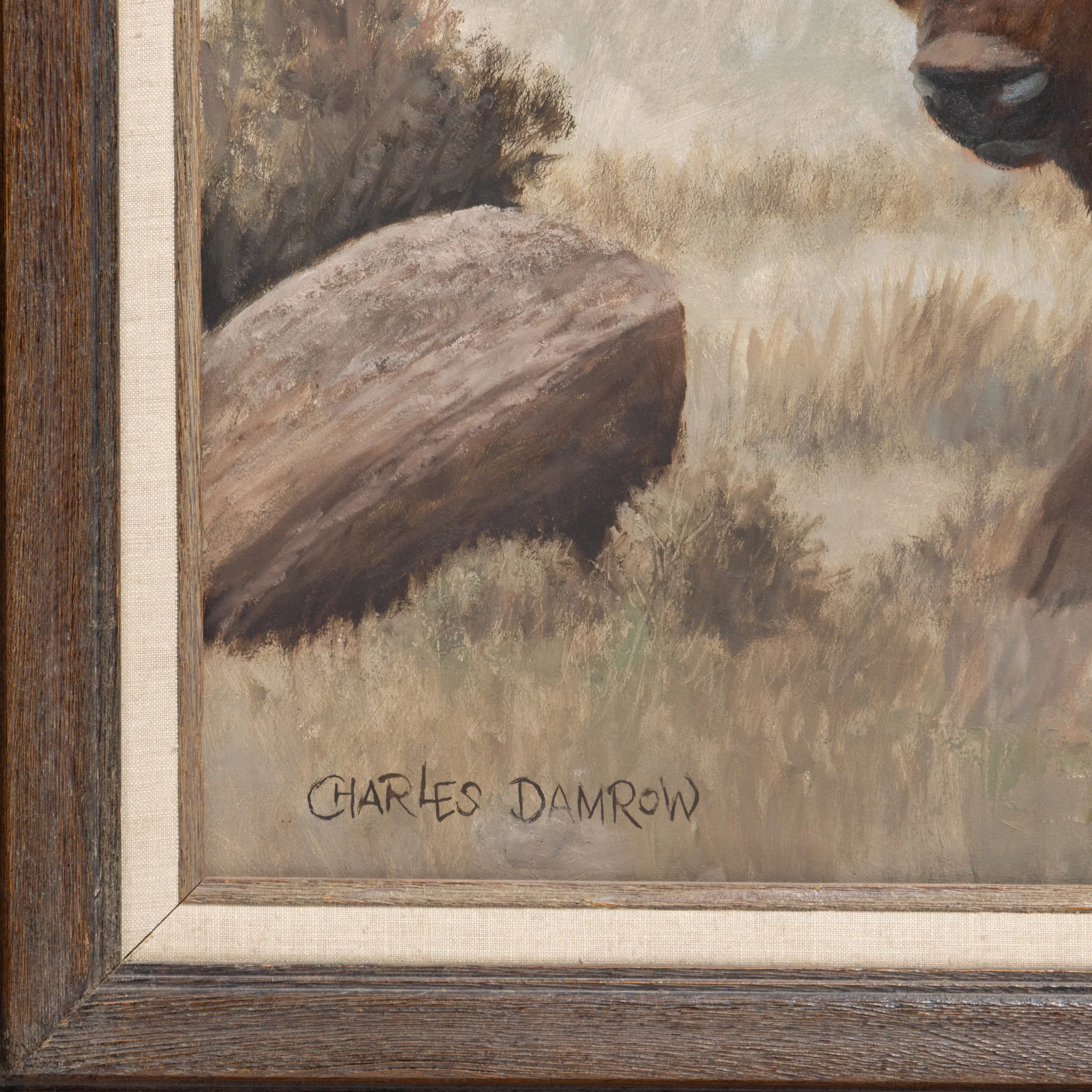 Bison Hunt by Charles Damrow - Image 5