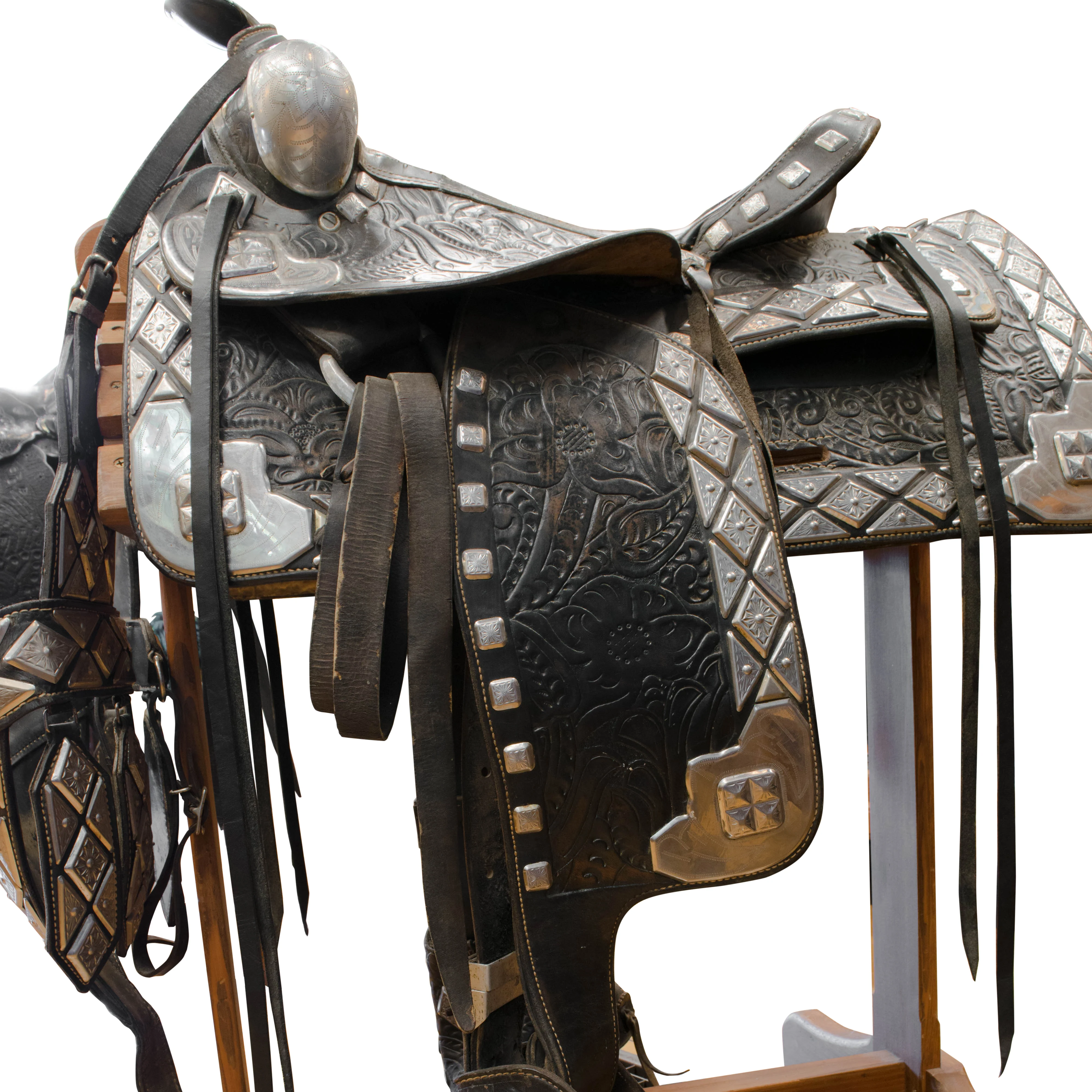 Black and Silver Parade Saddle - Image 4