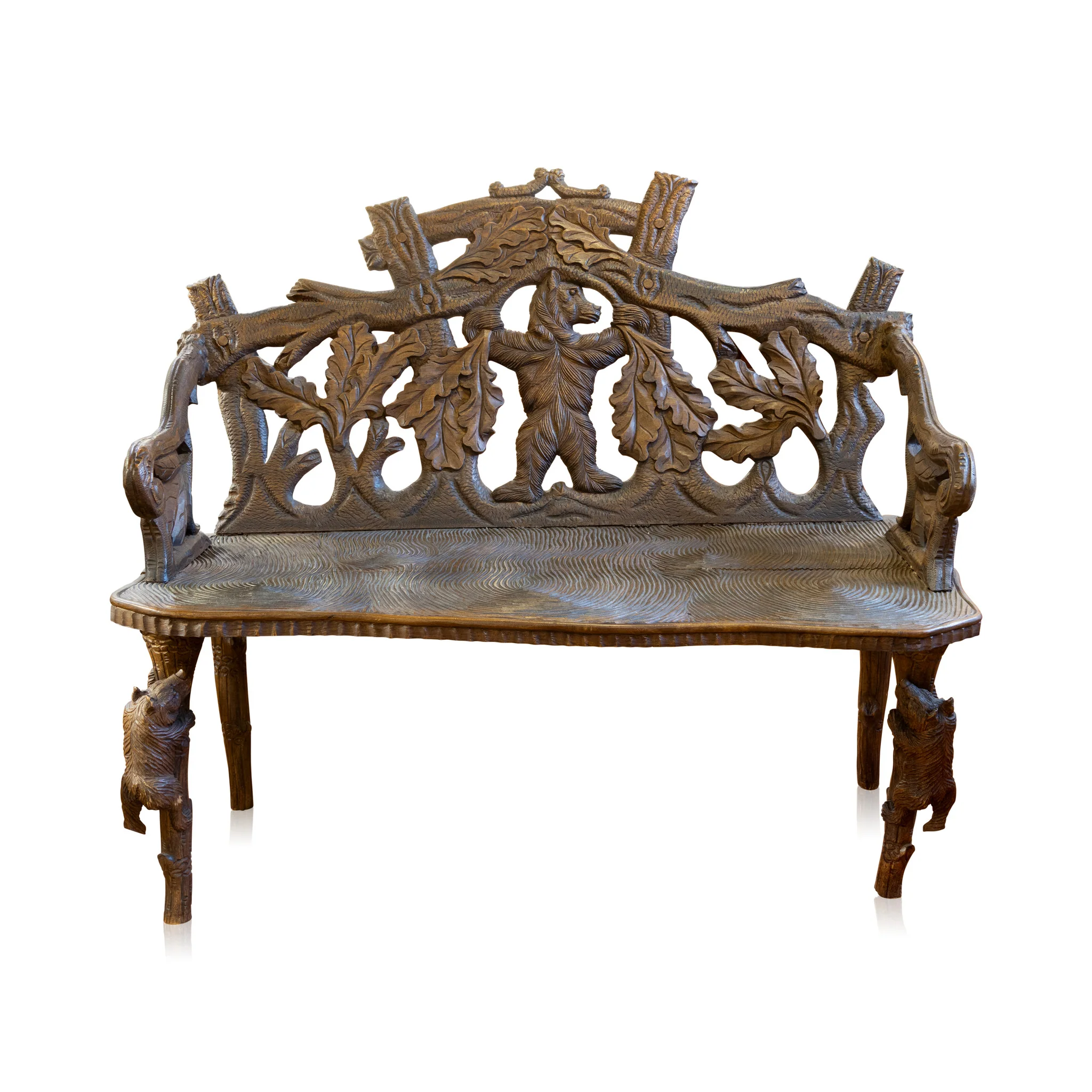 Black Forest Bear Bench