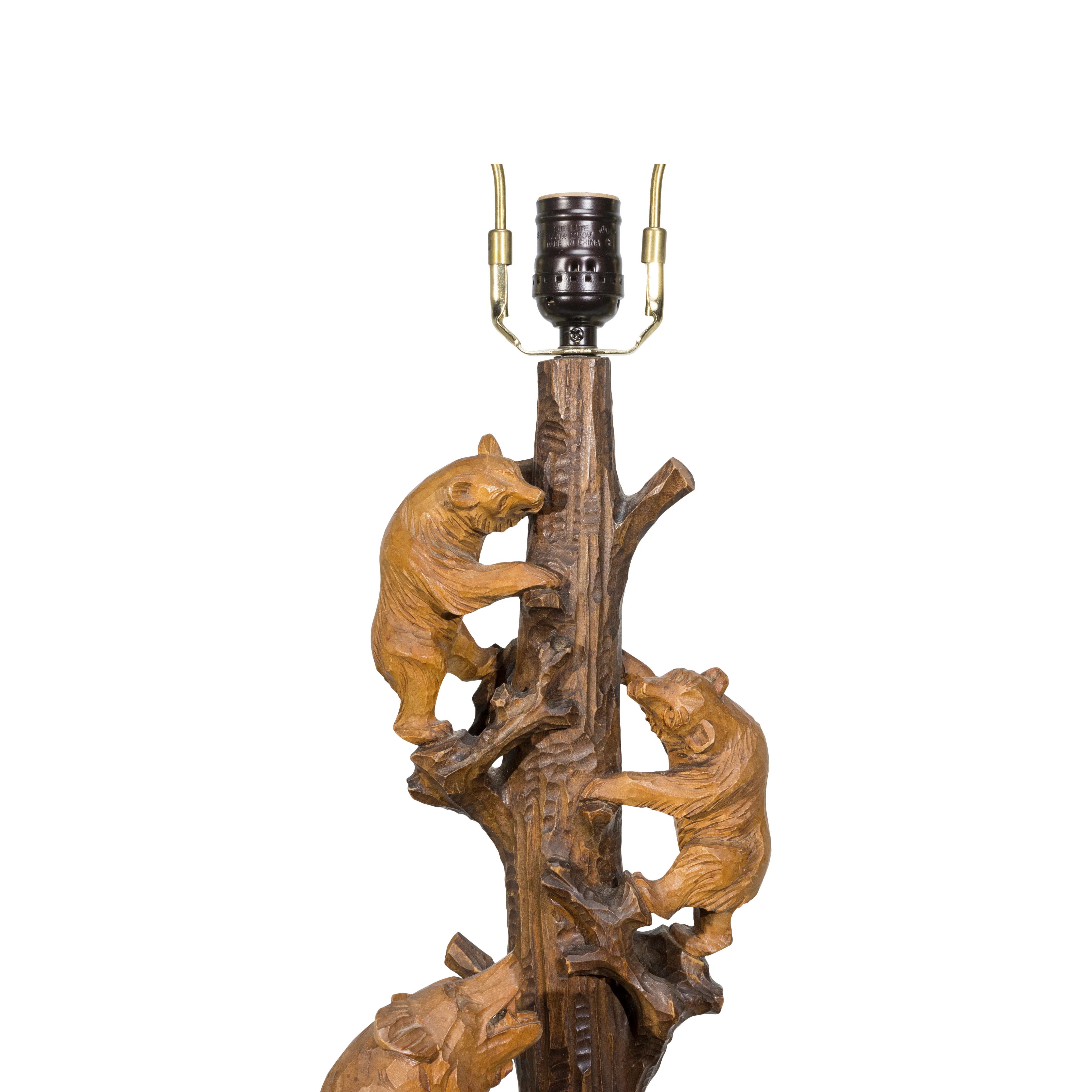 Black Forest Bear Lamp - Image 4