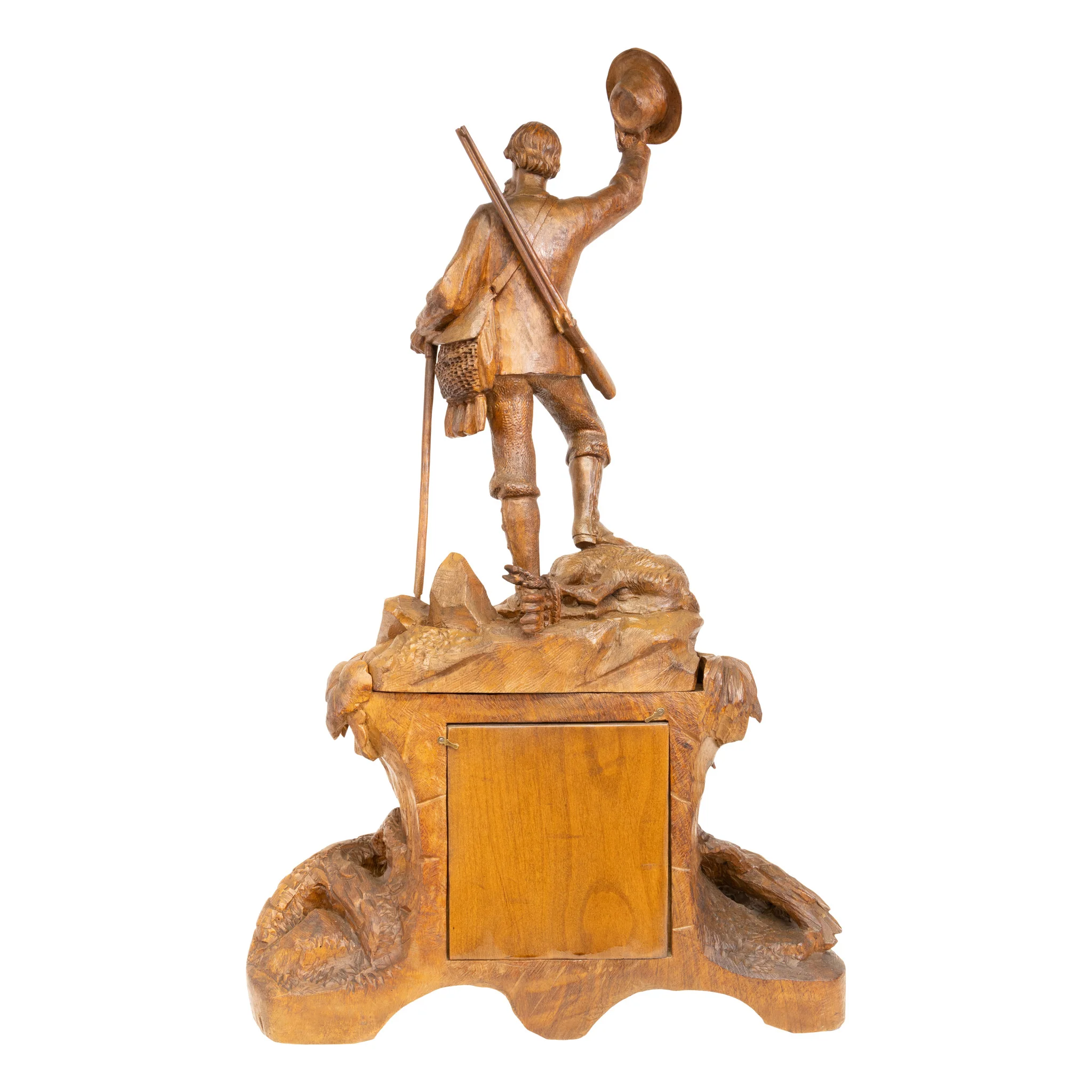 Black Forest Hunter Clock - Image 4