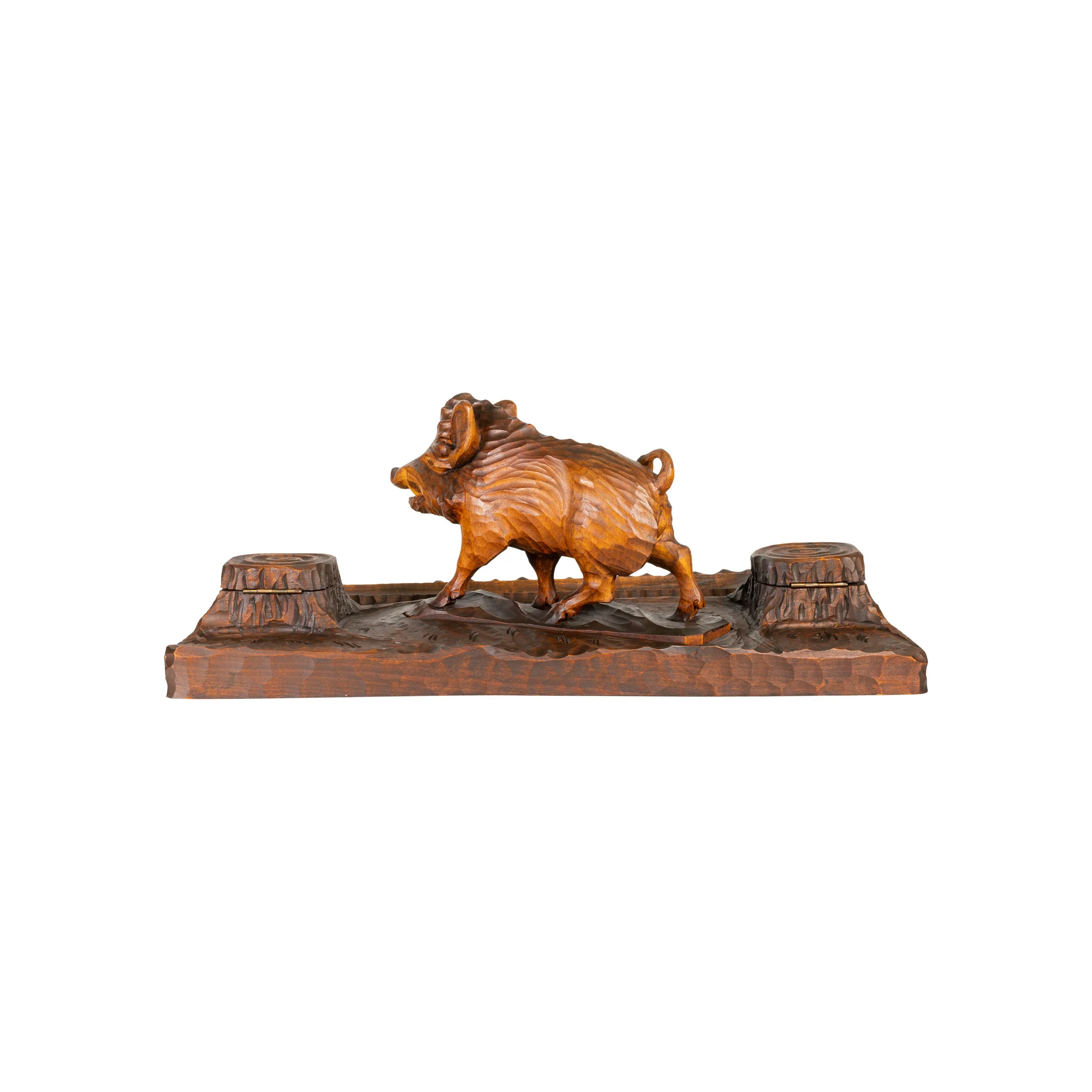 Black Forest Wild Boar Desk Set - Image 2