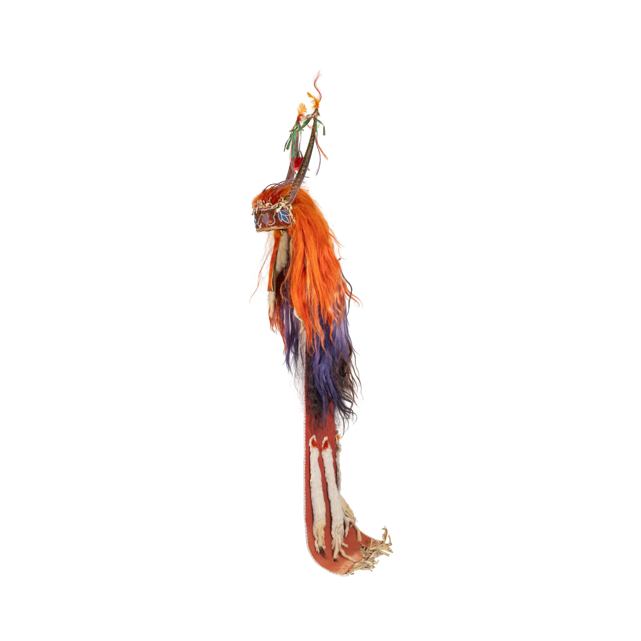 Blackfeet Split Horn Headdress - Image 3