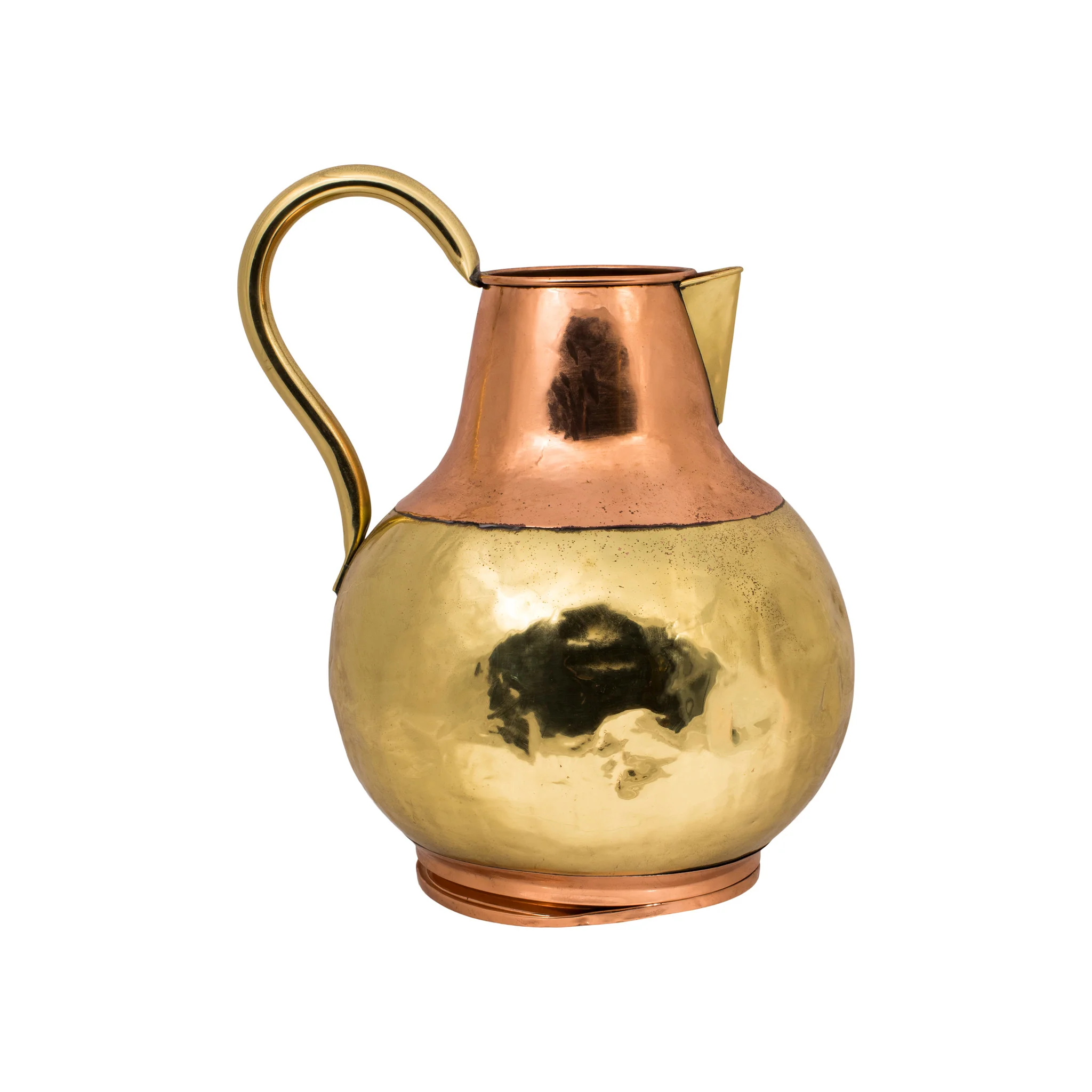 Brass and Copper Pitcher and Kettles - Image 2