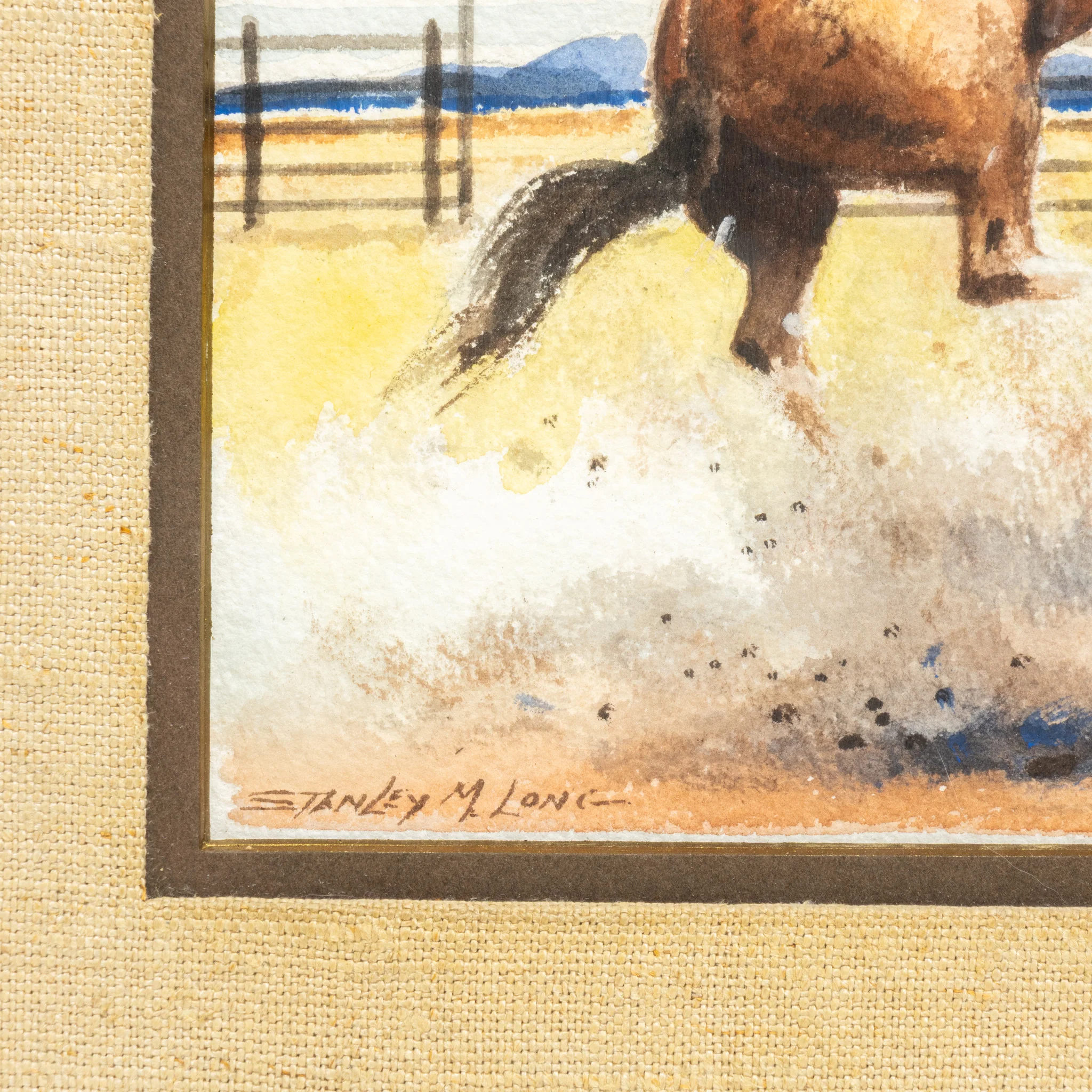 "Bucking Horse" by Stanley Long - Image 5