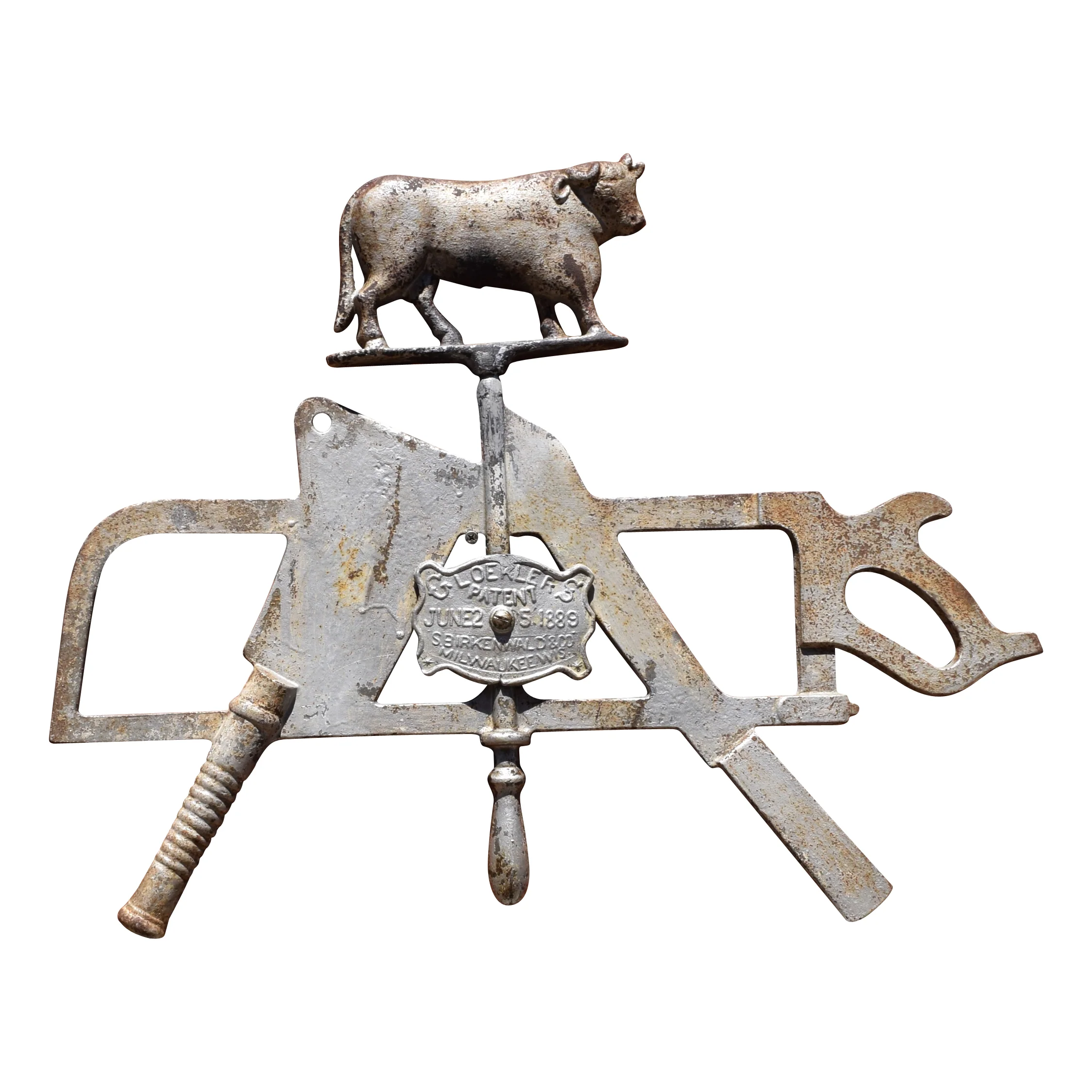 Butcher's Trade Sign and Shop Rack - Image 3