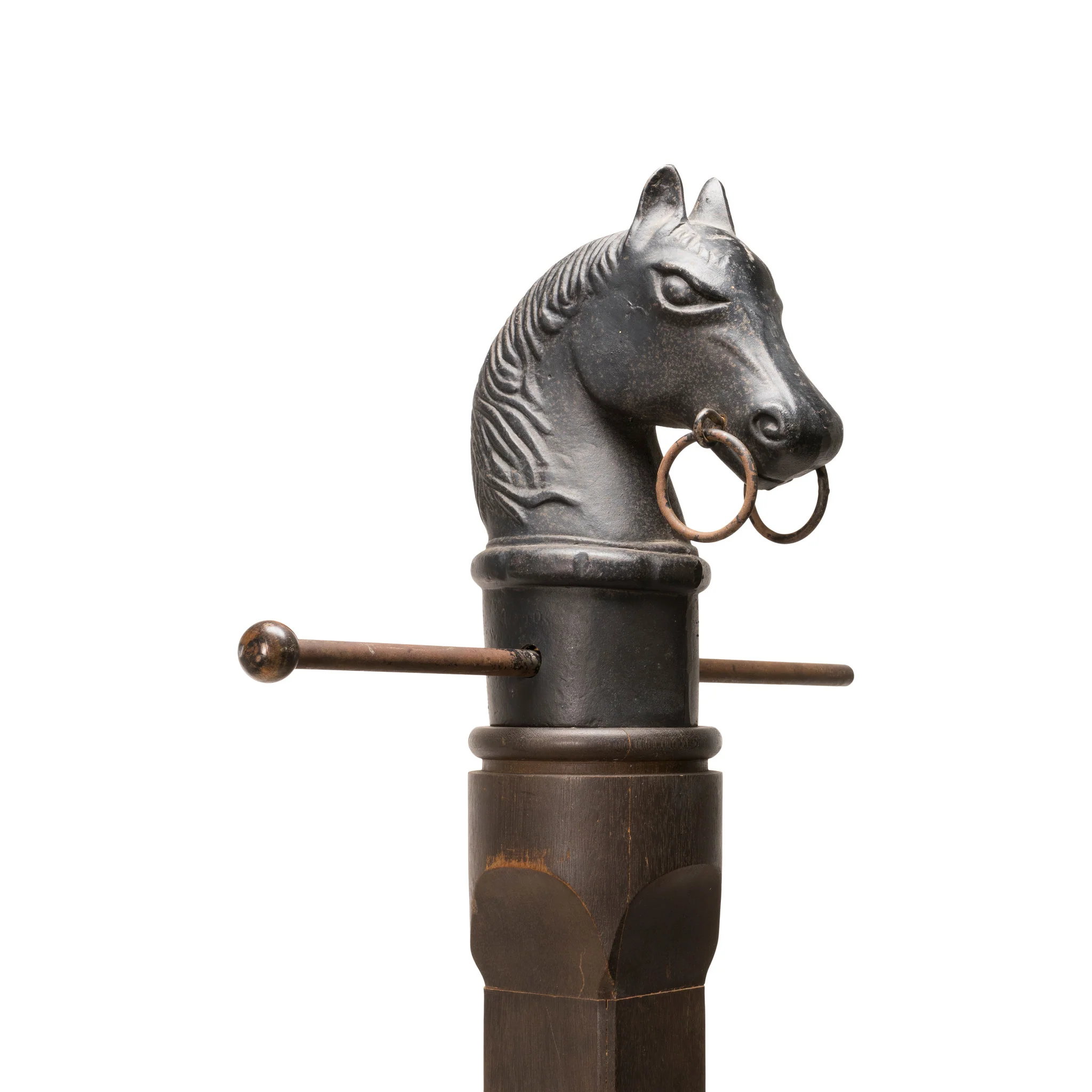 Cast Iron Horse Head Hitching Post Finial - Image 2
