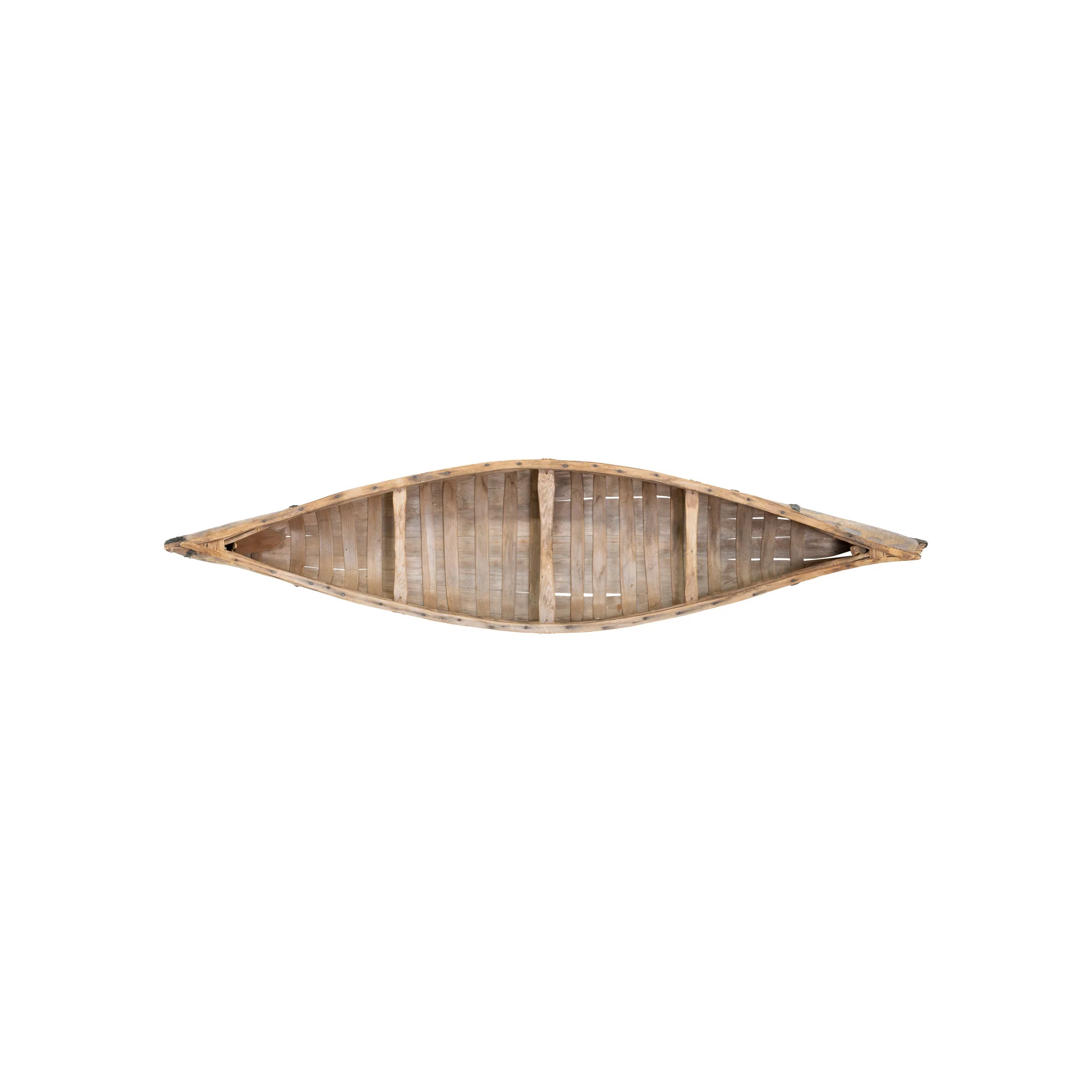 Chippewa Birch Bark Model Canoe - Image 3