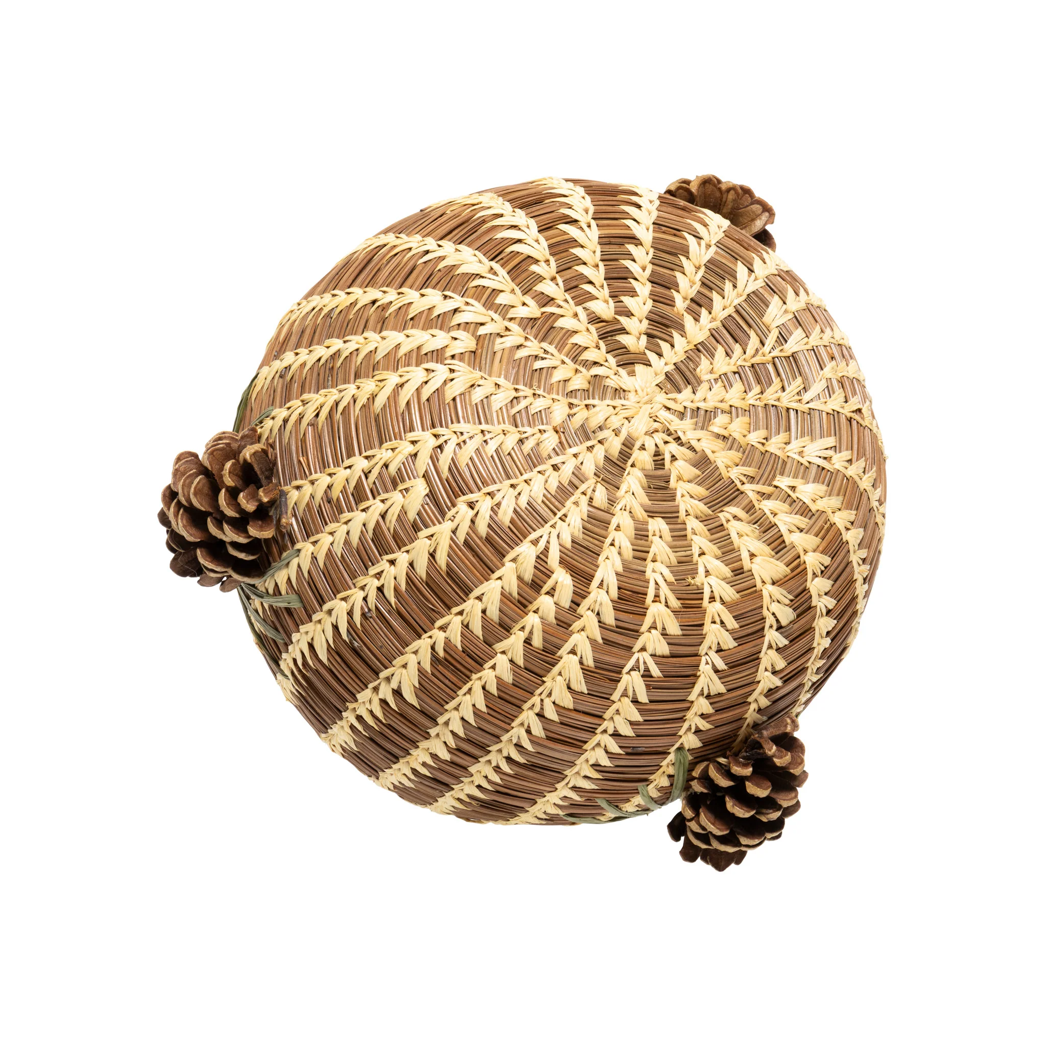 Coushatta Pine Needle Basket - Image 4