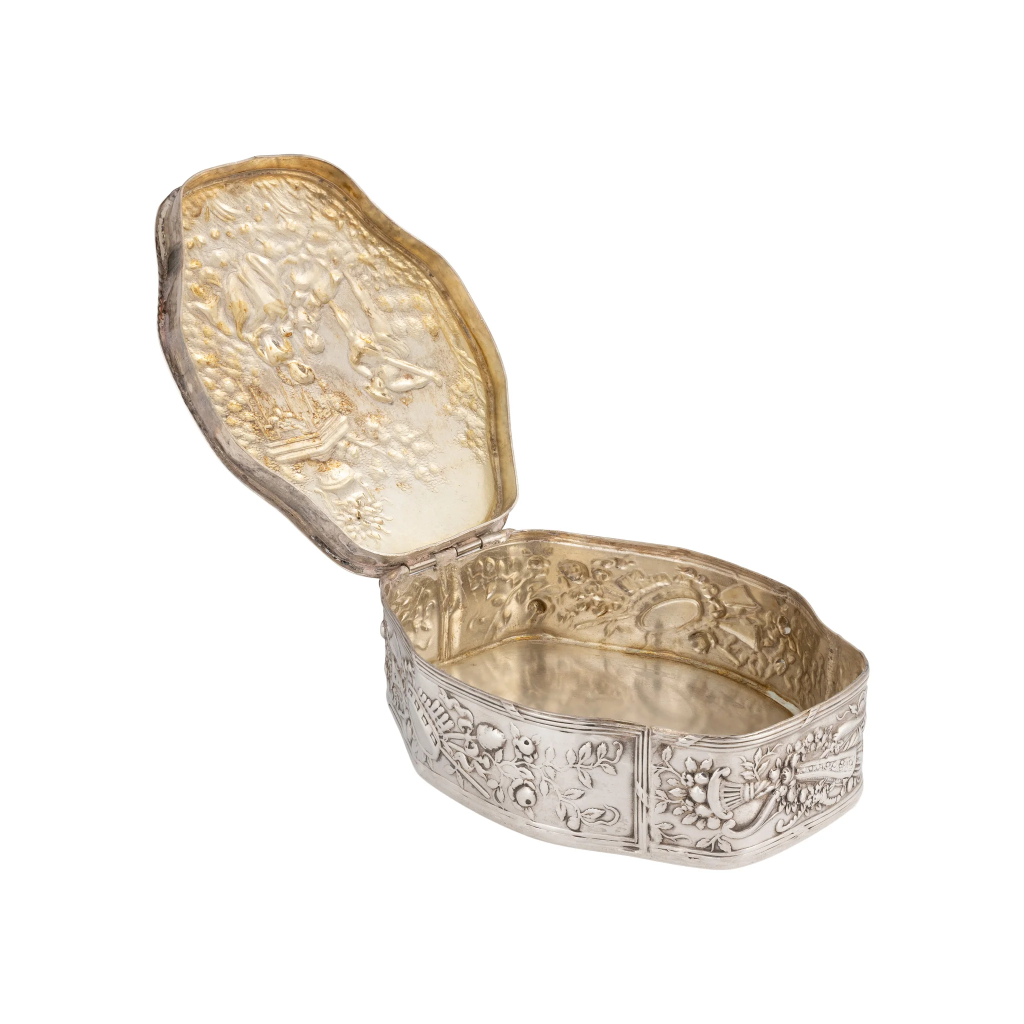 Decorated Silver Box - Image 3
