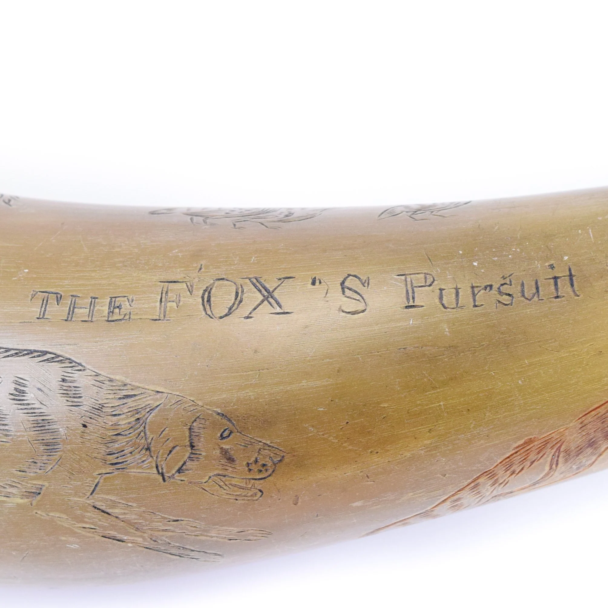 Folk Art Powder Horn - Image 3