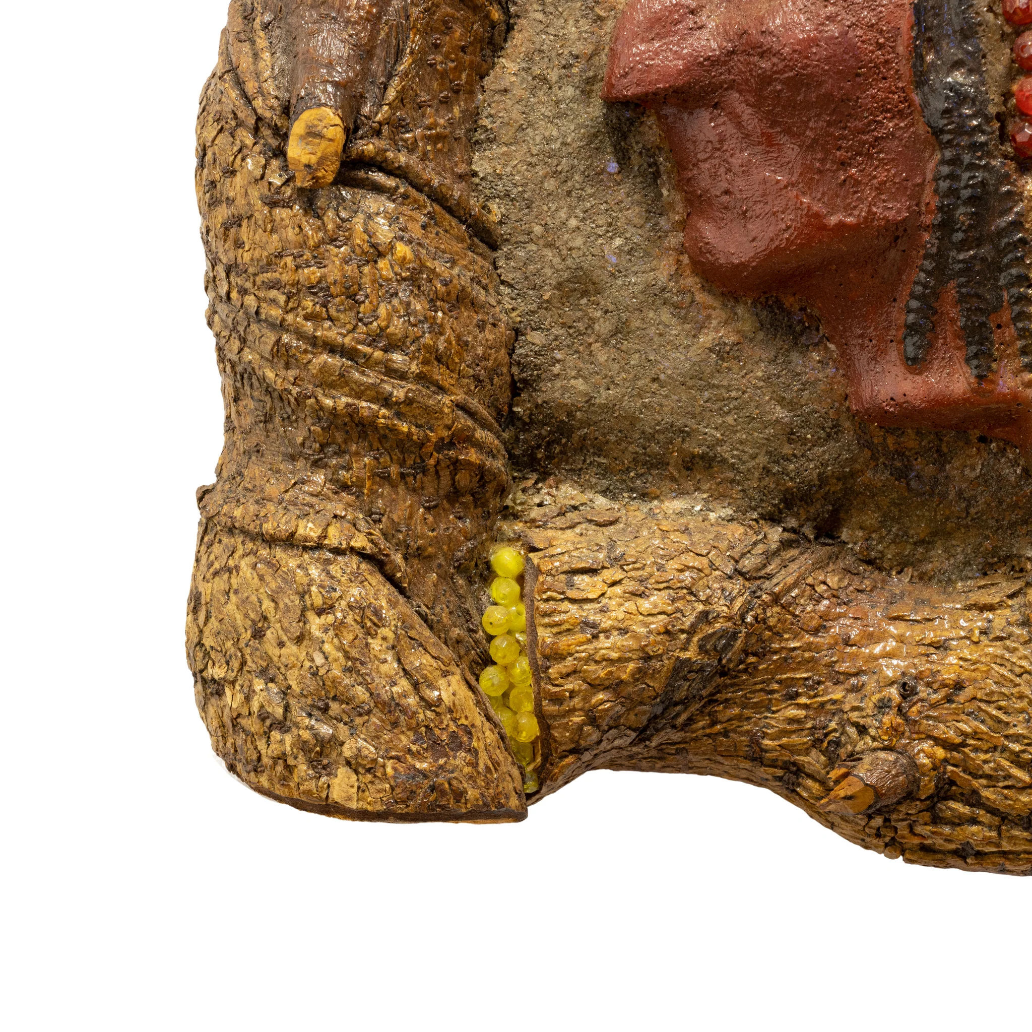 Folk Art War Bonnet Plaque by Quinton J. Stephenson - Image 3