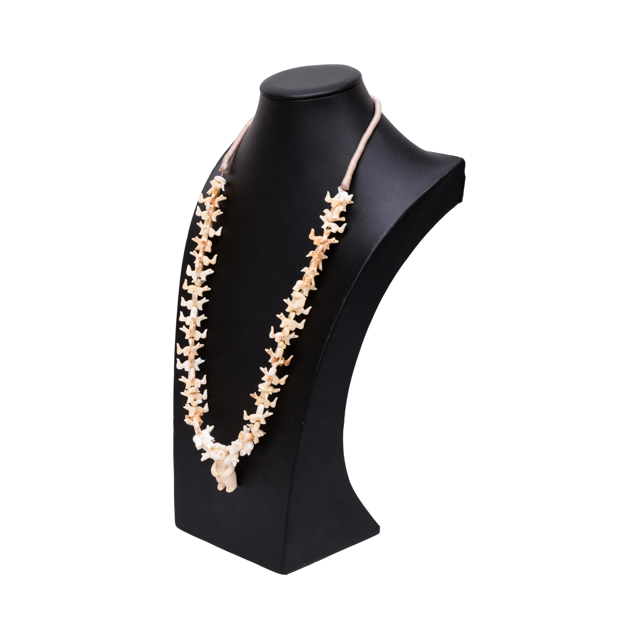 Fossilized Walrus Ivory Necklace - Image 4