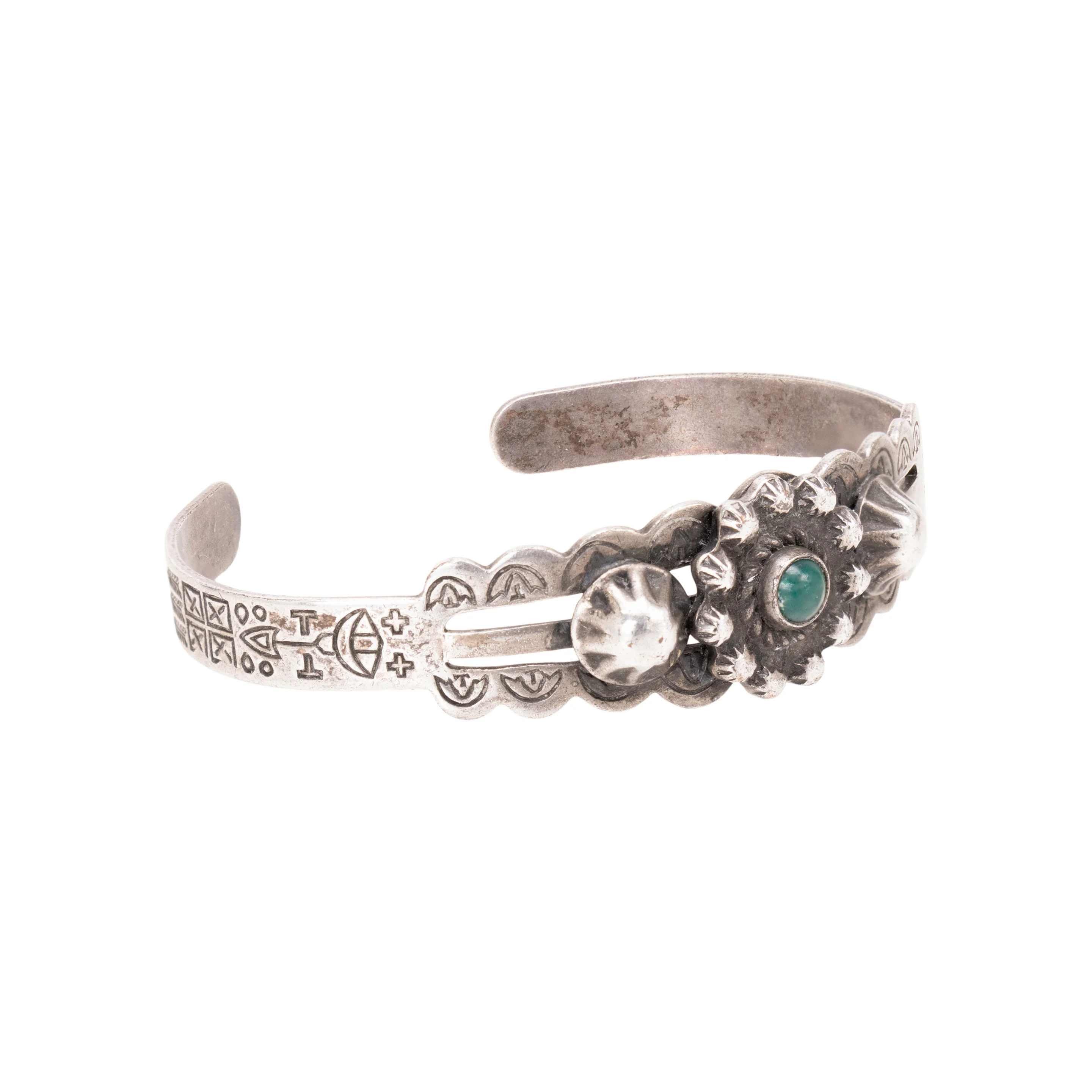 Fred Harvey Turquoise Bracelet - Image 2