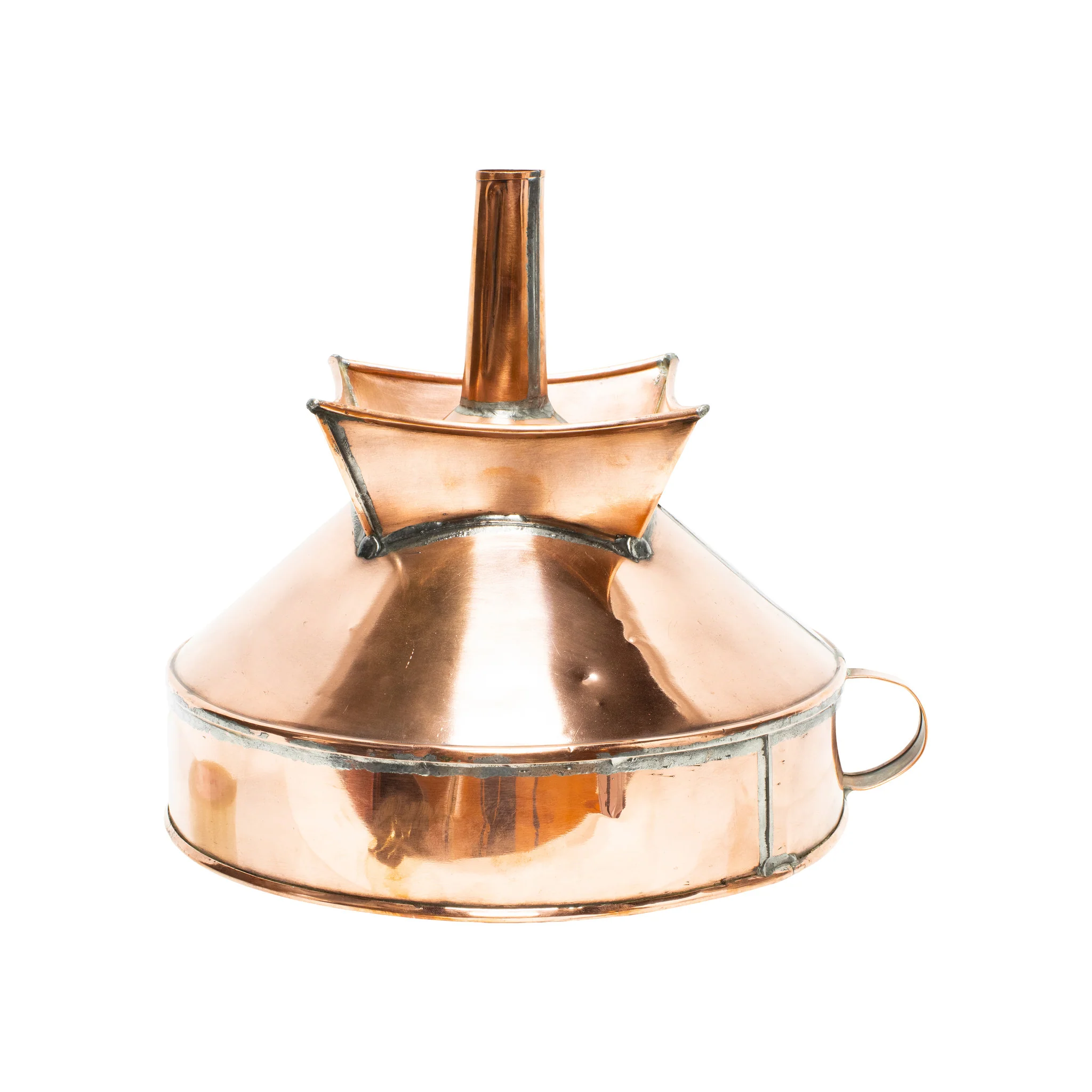 French Copper Wine Barrel Funnel - Image 3
