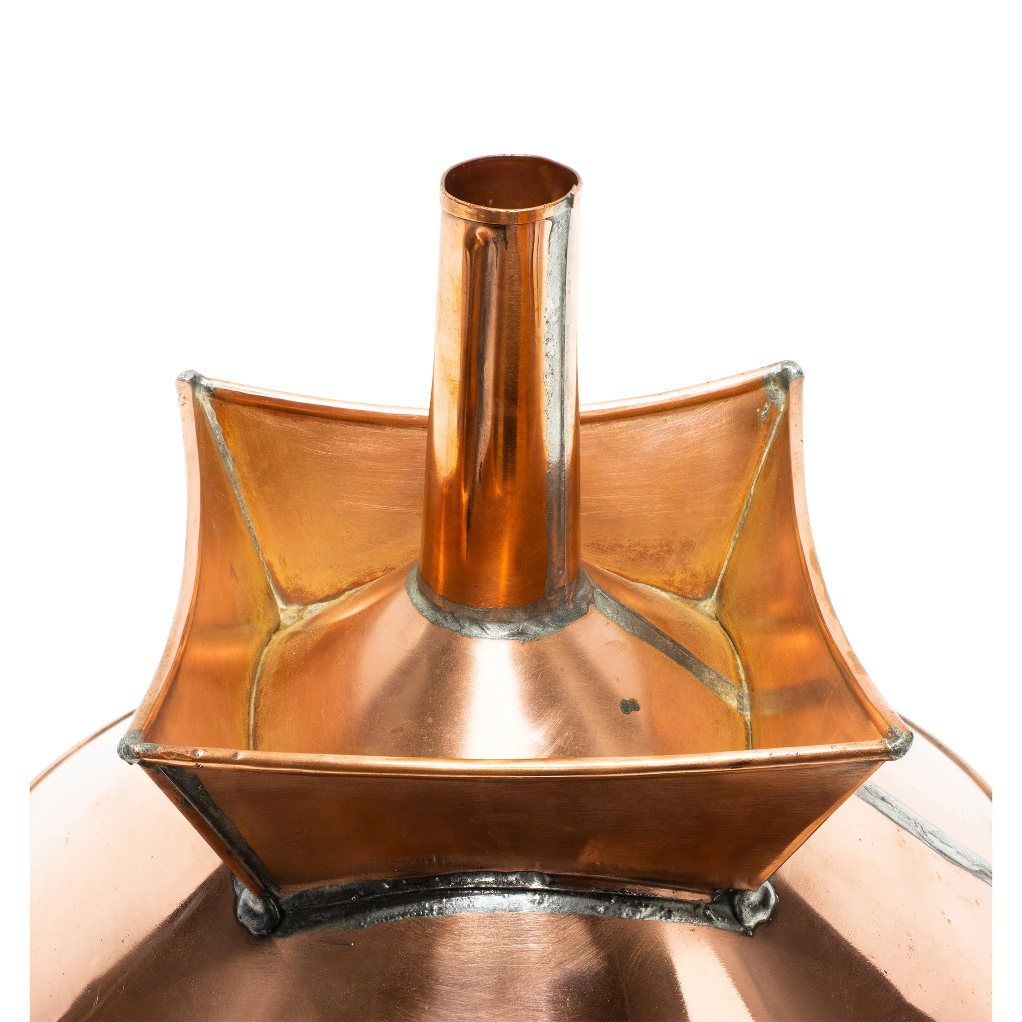 French Copper Wine Barrel Funnel - Image 4