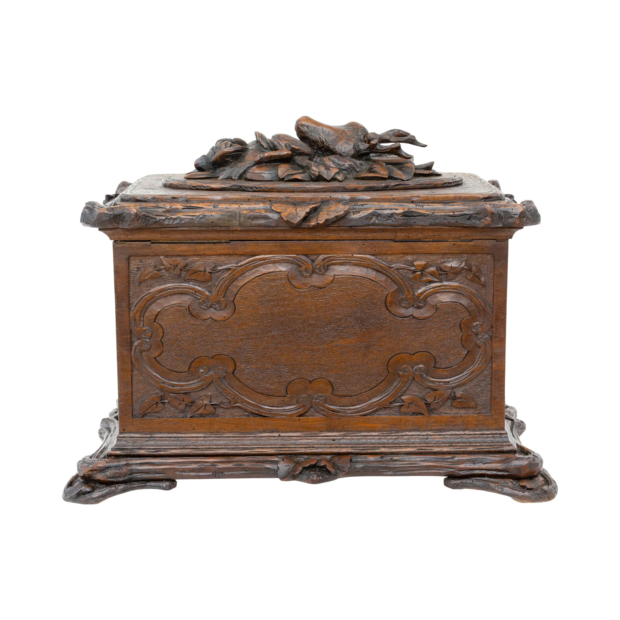 French Deer Head Tantalus Box - Image 7