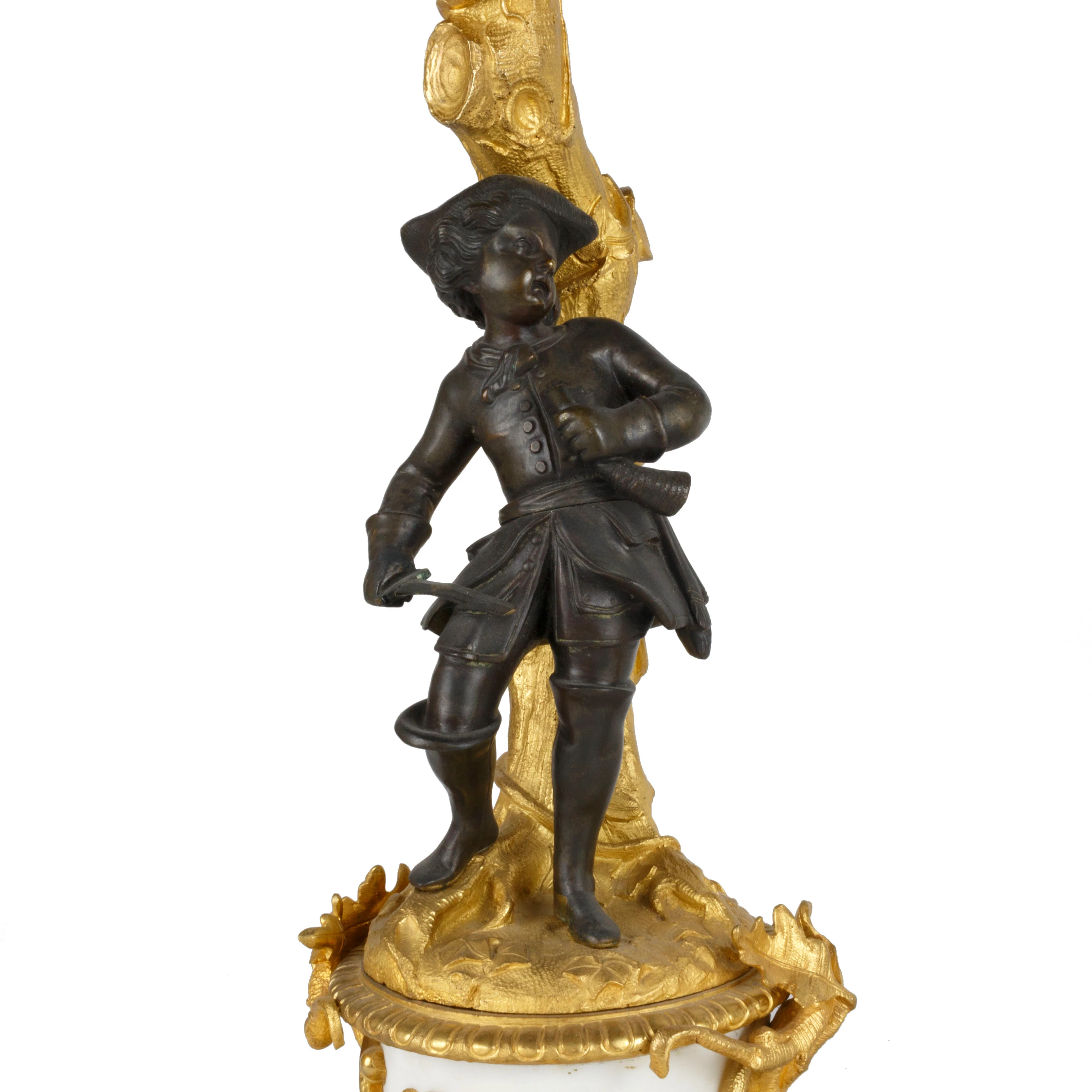 French Gilded Candelabras - Image 2