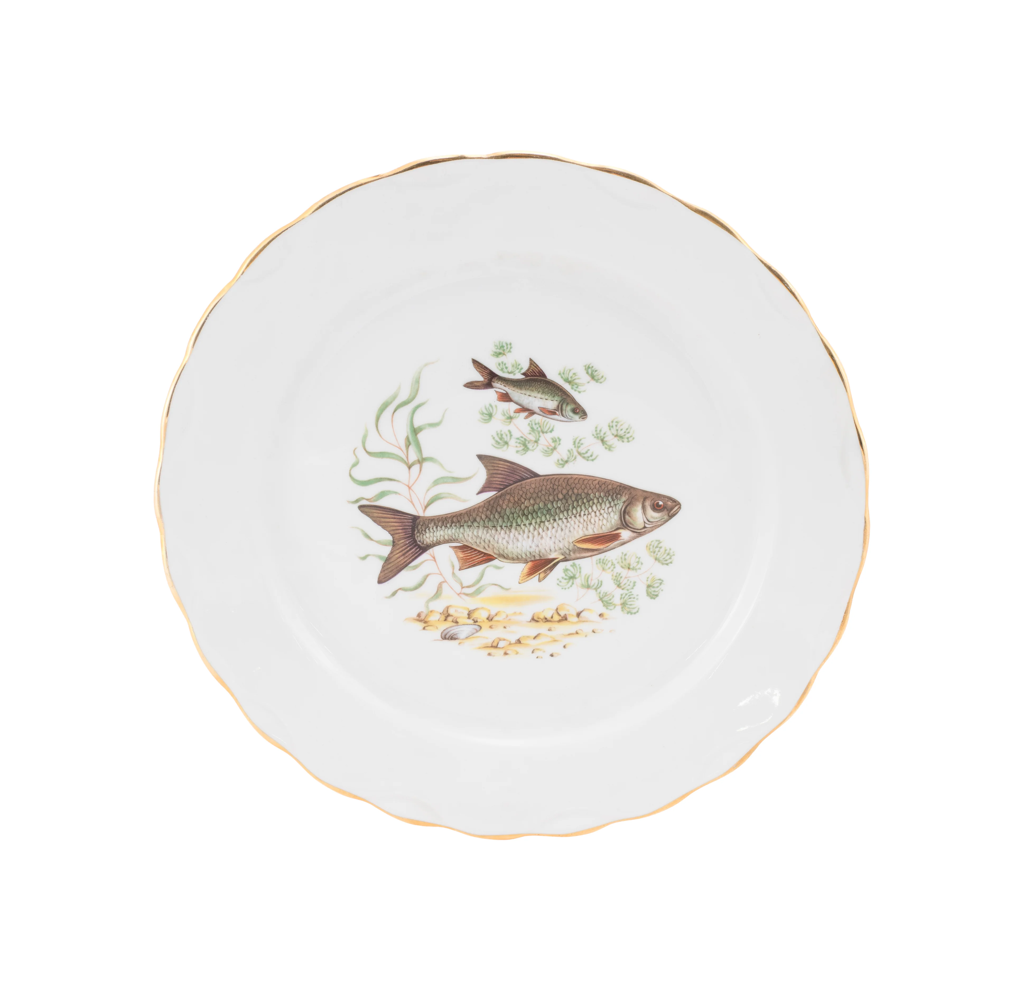 French Porcelain Fish Service - Image 3