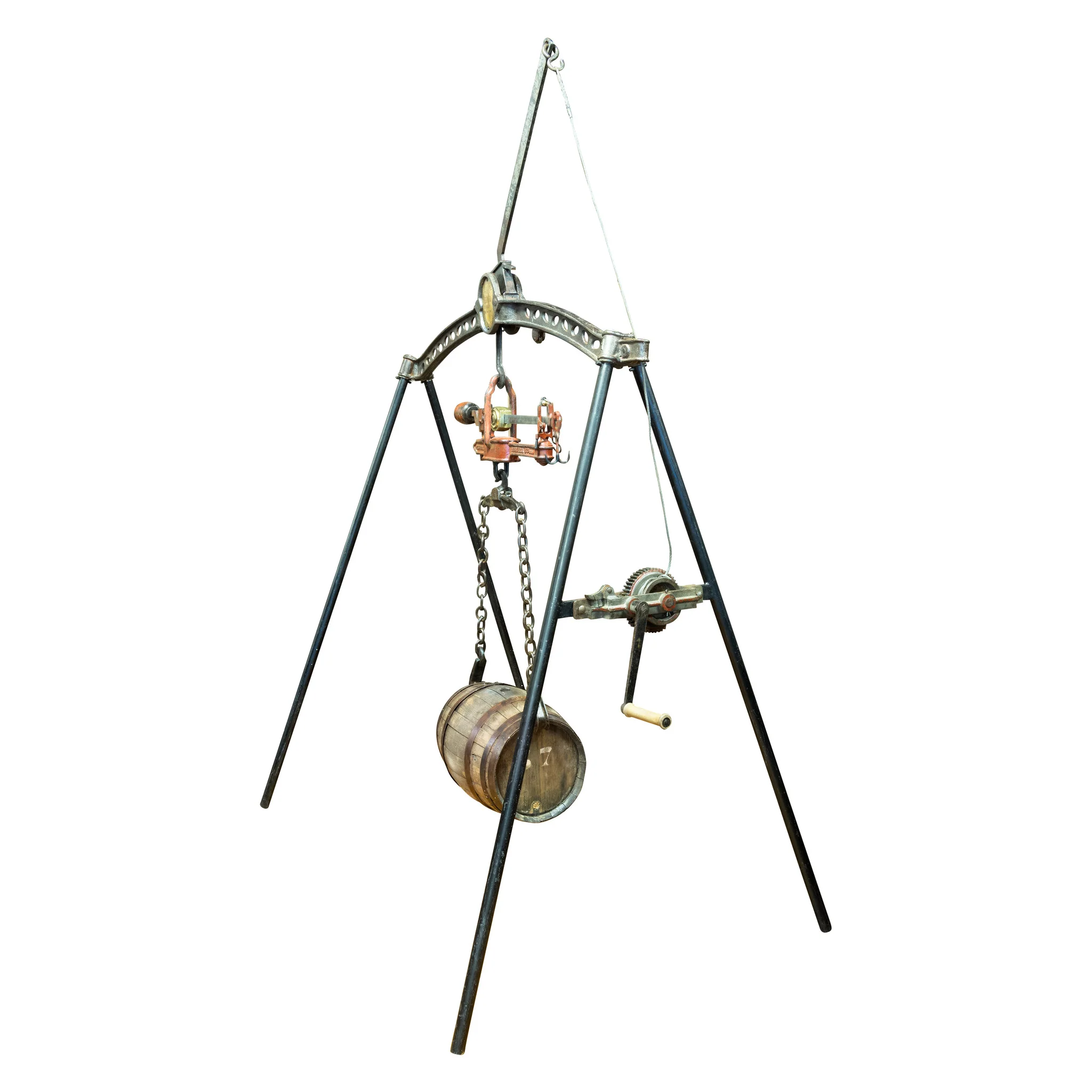 French Wine Scale With Barrel - Image 2