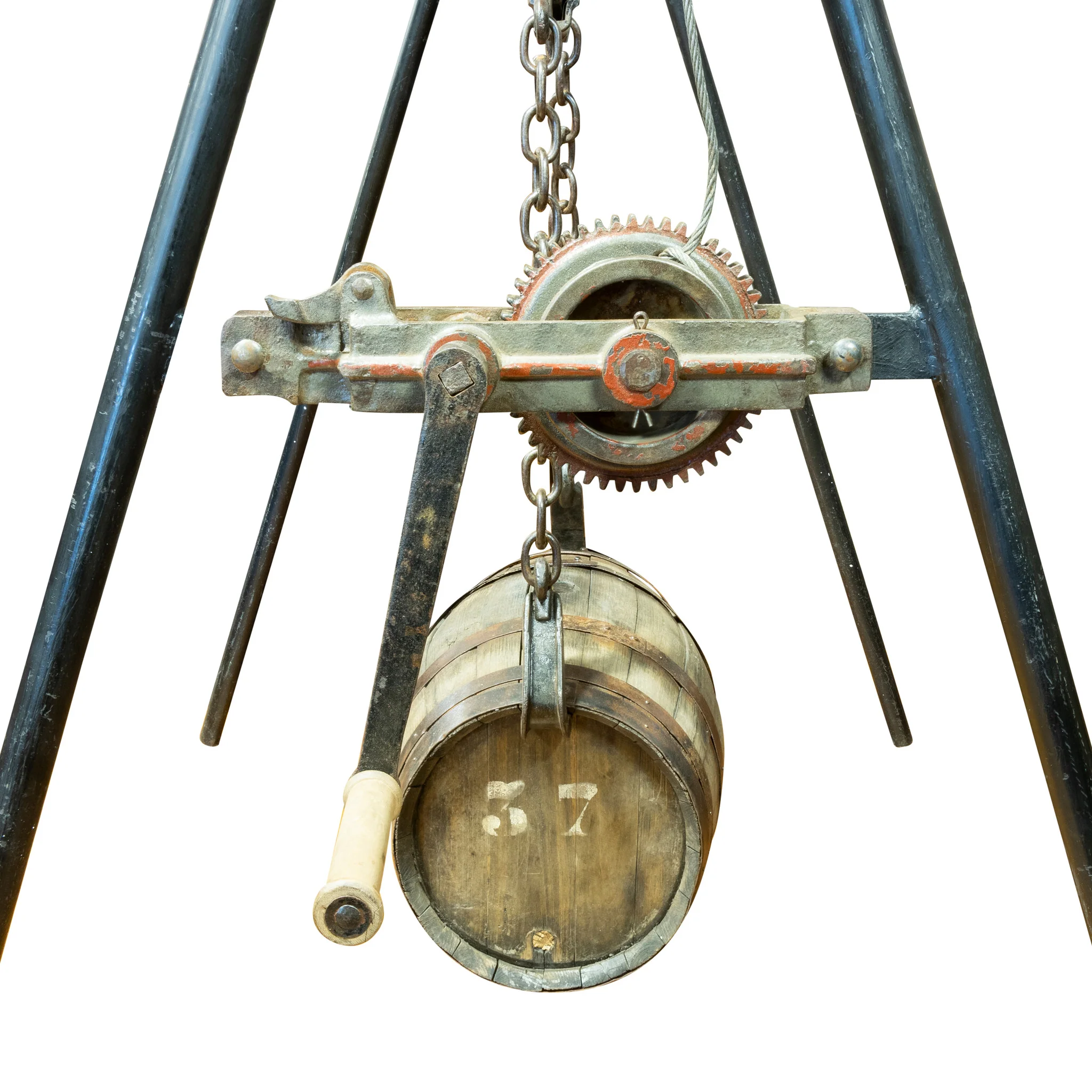 French Wine Scale With Barrel - Image 5