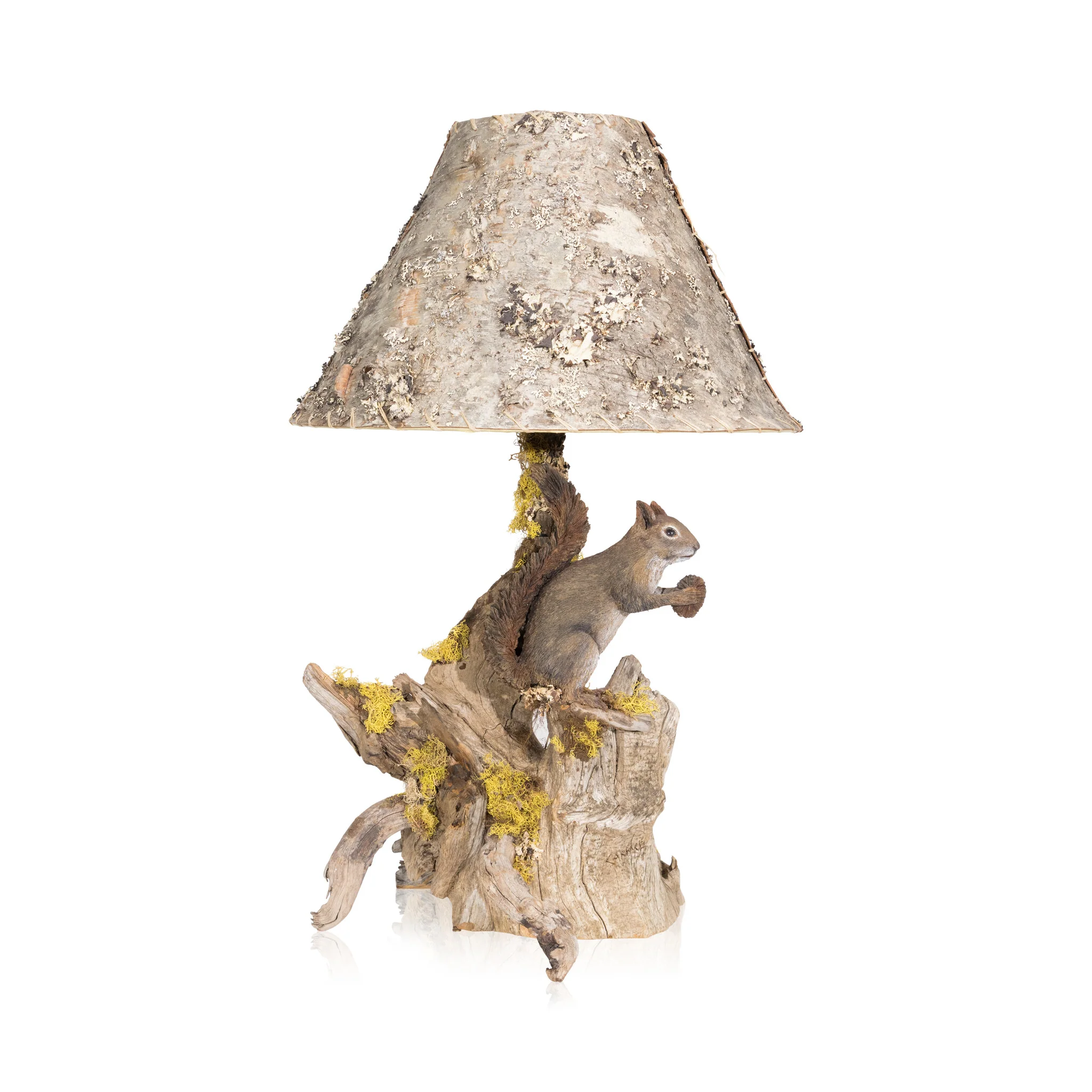 Grey Squirrel Table Lamp