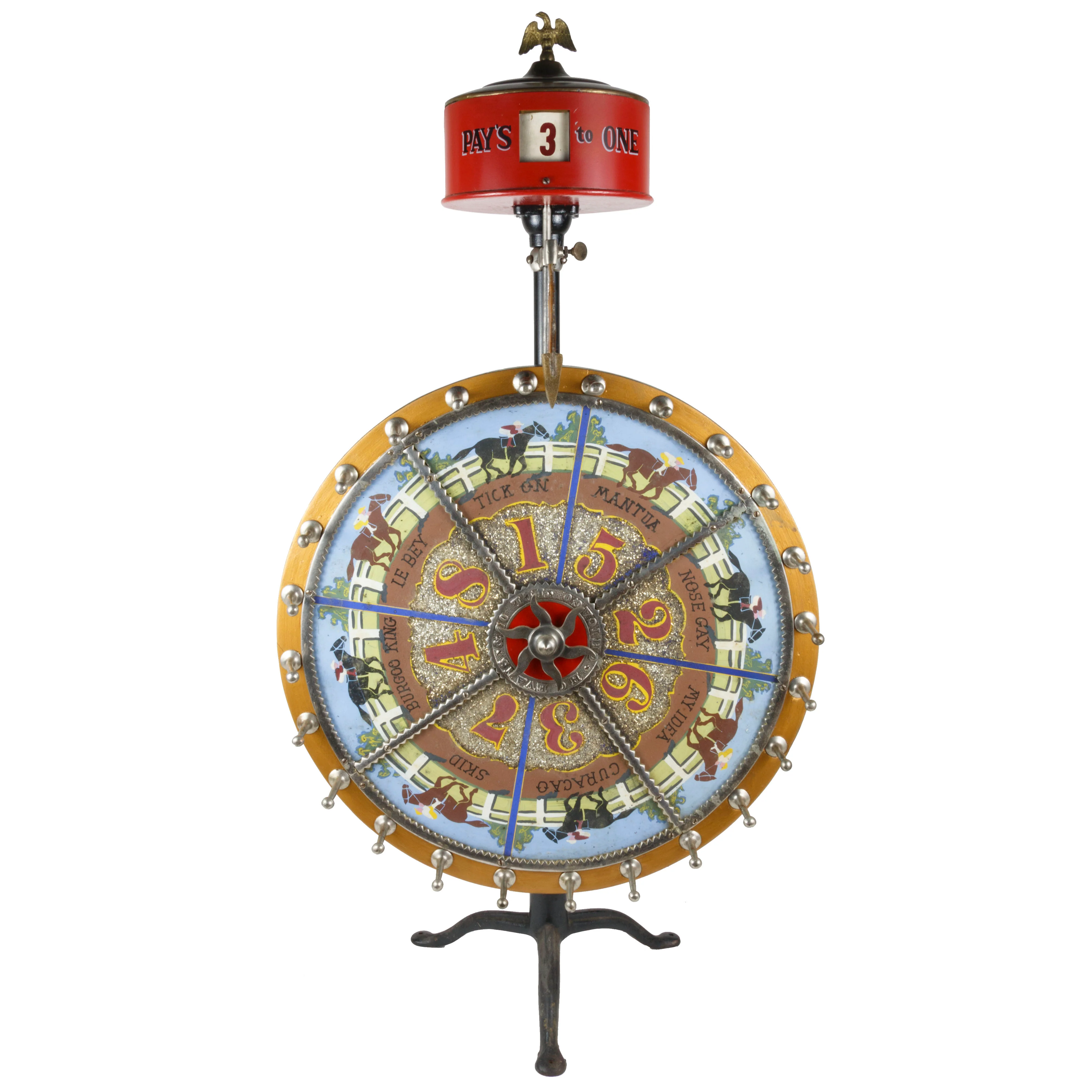 H.C. Evans & Co. Gambling Wheel