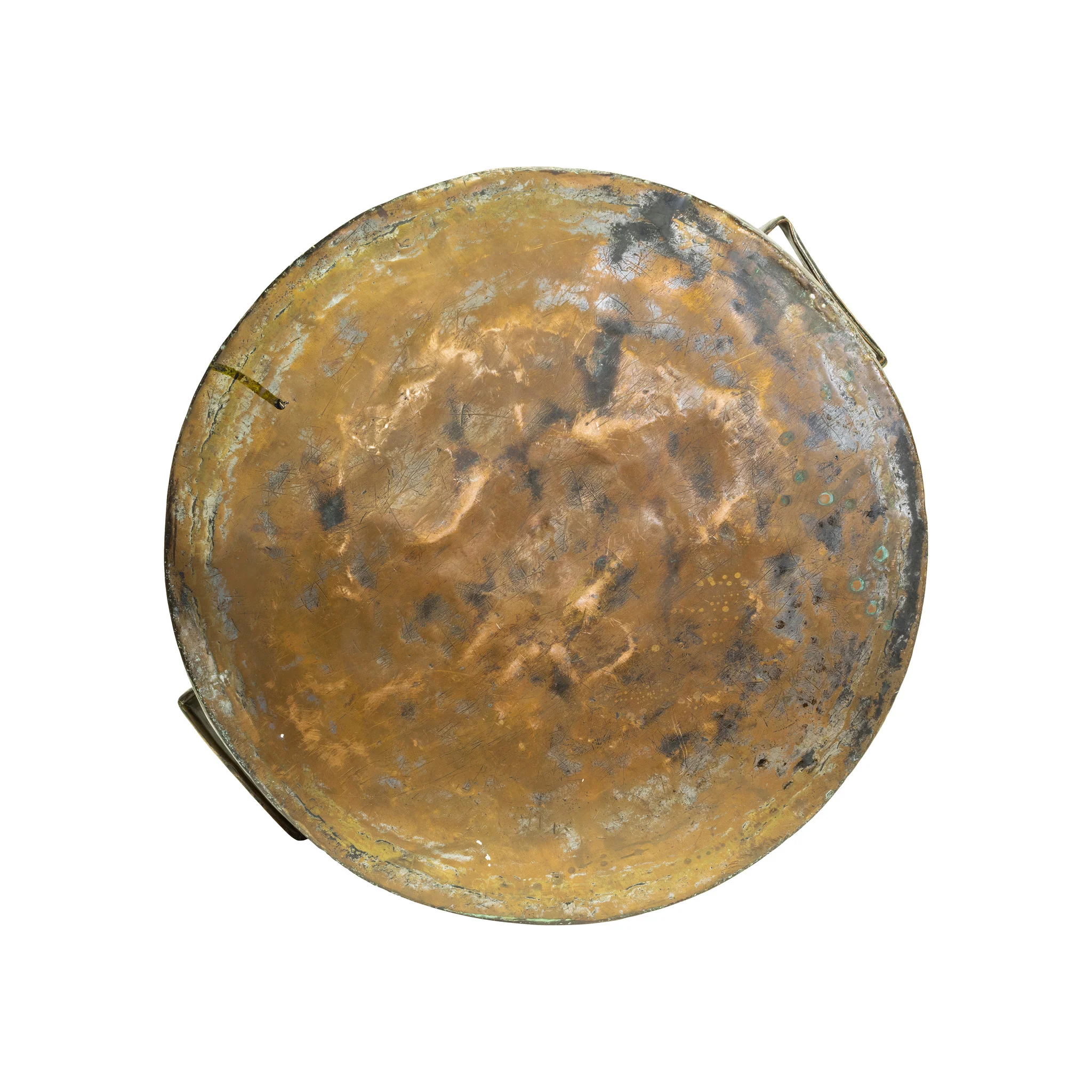 Hammered Copper Lidded Cauldron - Image 4