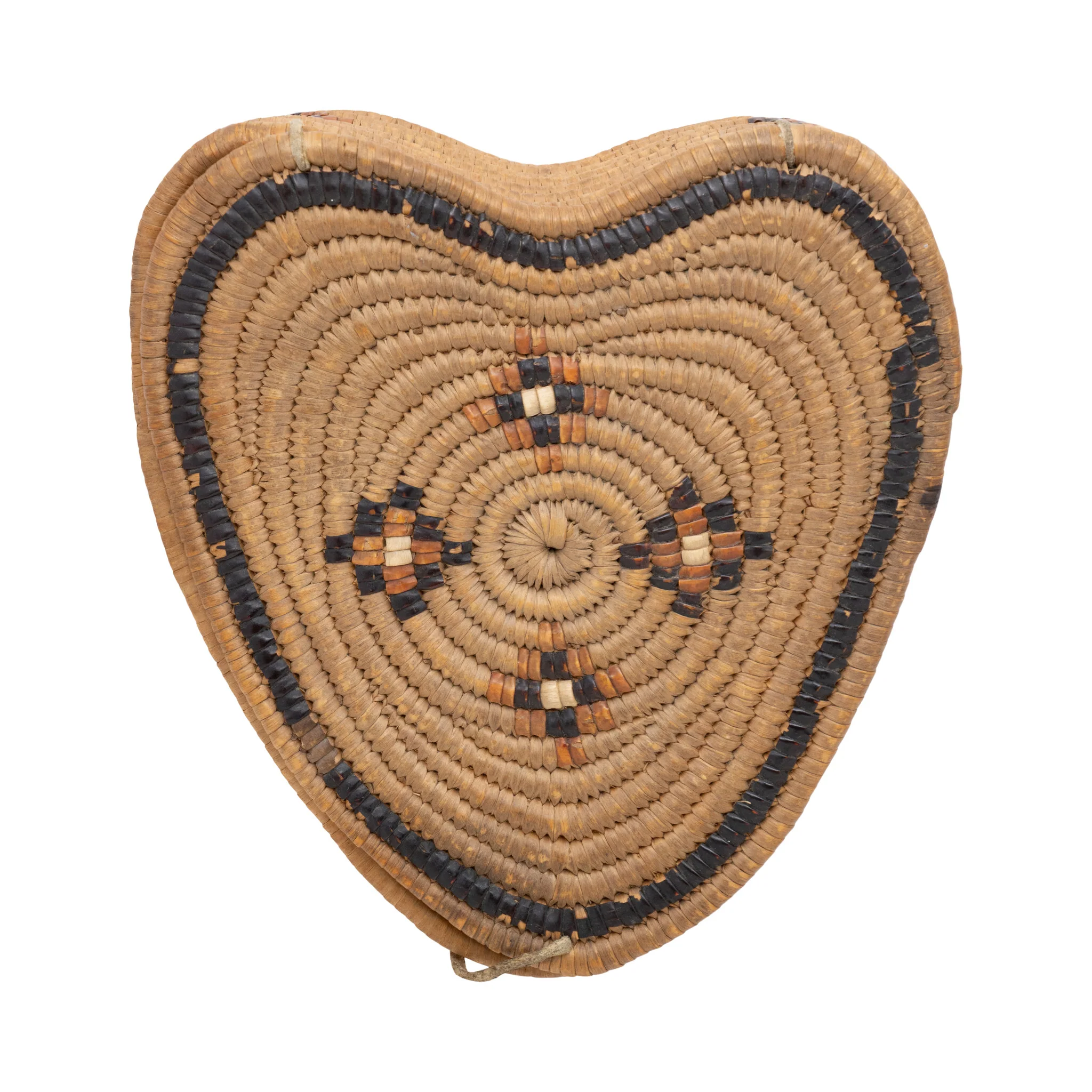 Heart Shaped Lillooet Coiled Basket - Image 4
