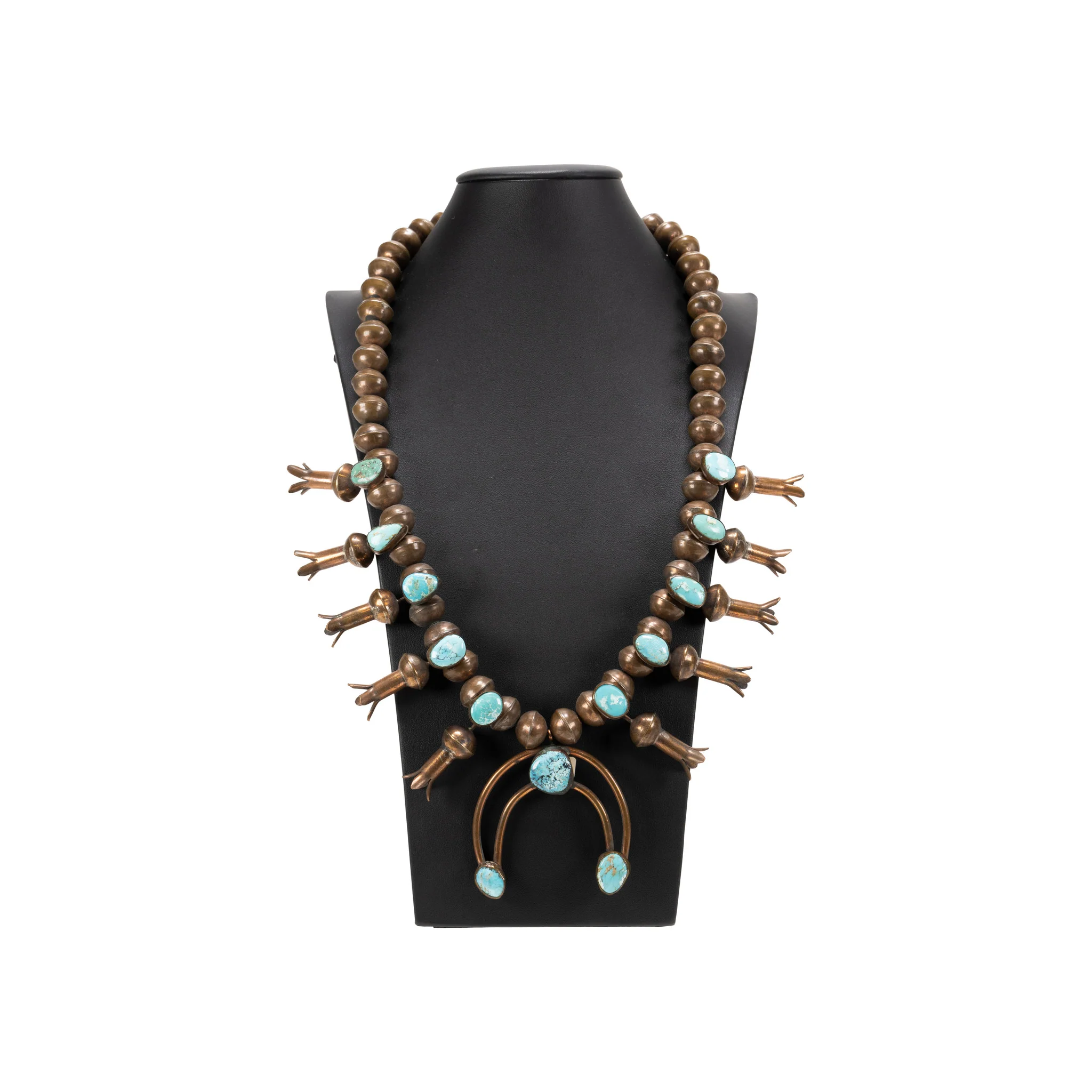 His and Hers Navajo Squash Blossom Necklaces - Image 5