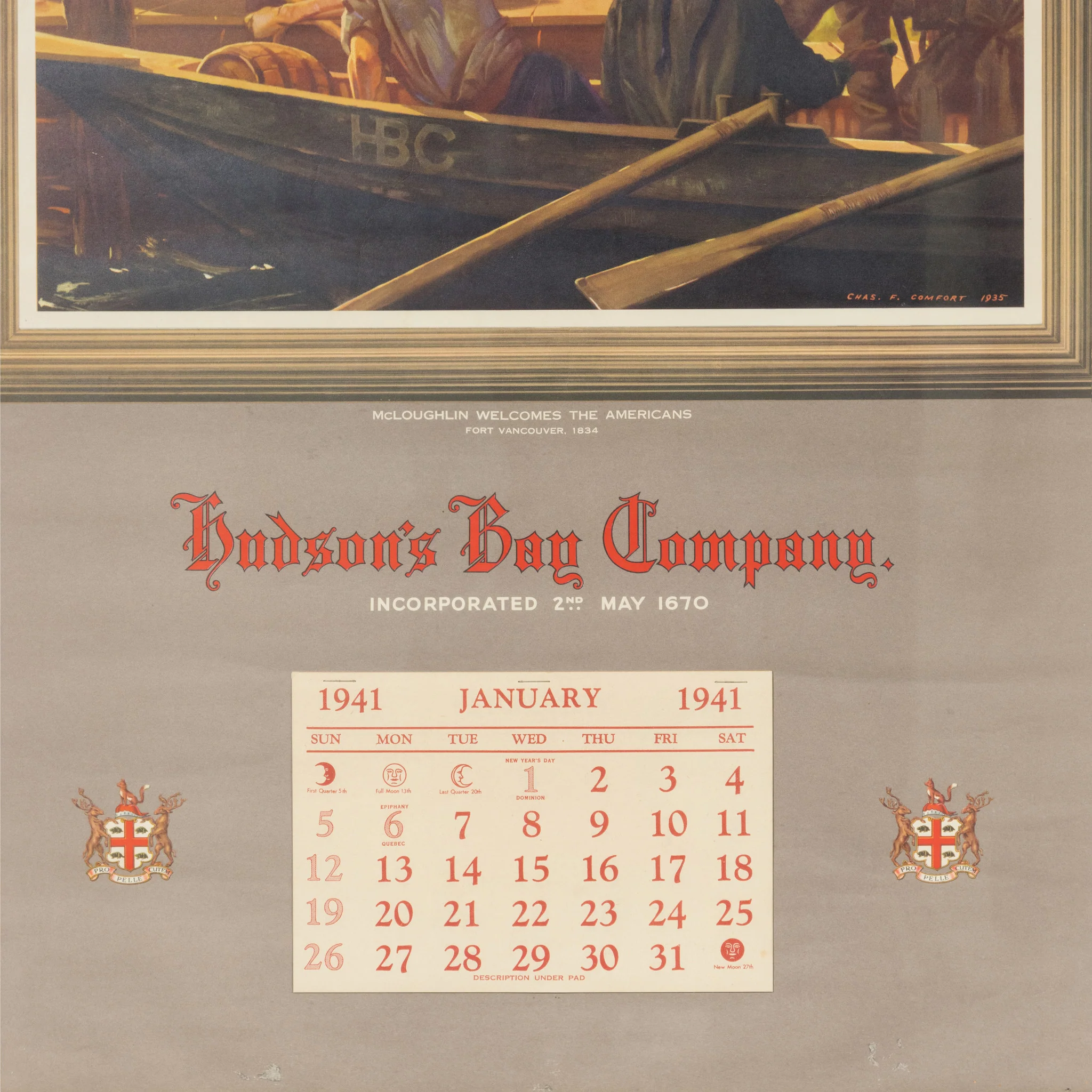 Hudson Bay Co. Calendar - Image 4