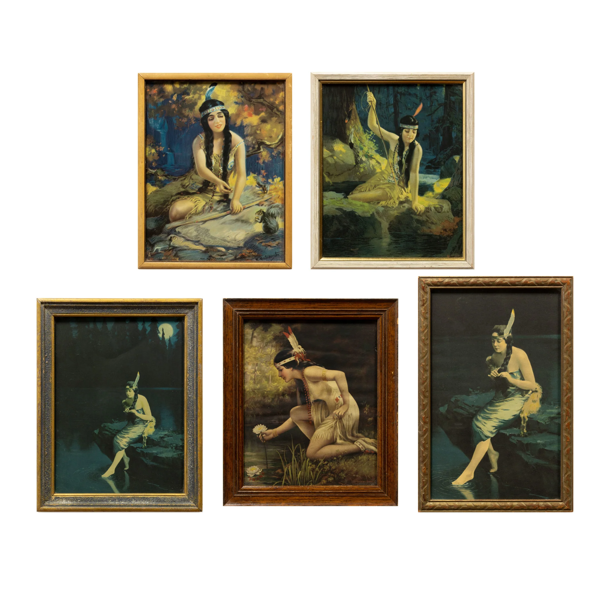 Indian Maiden Prints