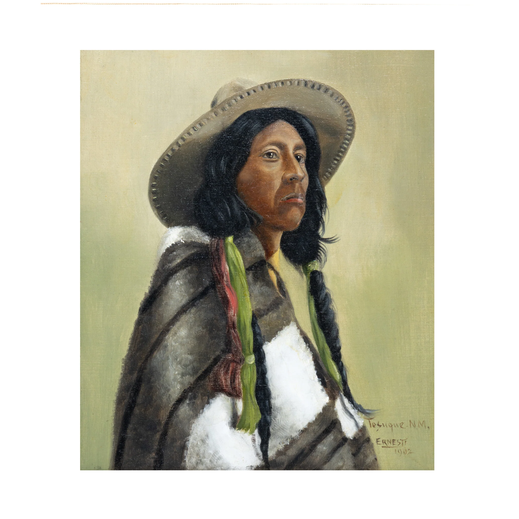 Indian Portrait, Tesque NM by Richard Ernesti