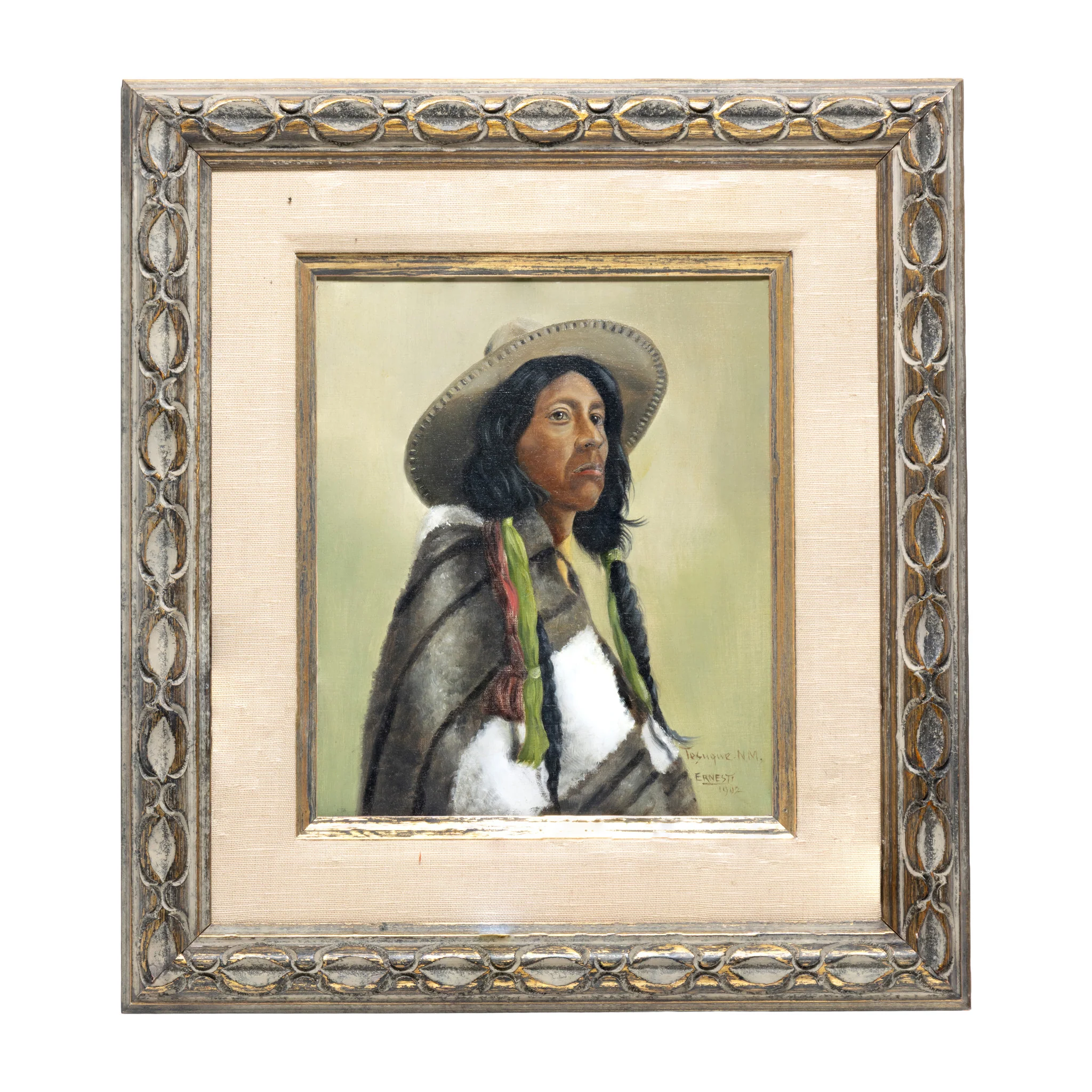 Indian Portrait, Tesque NM by Richard Ernesti - Image 2
