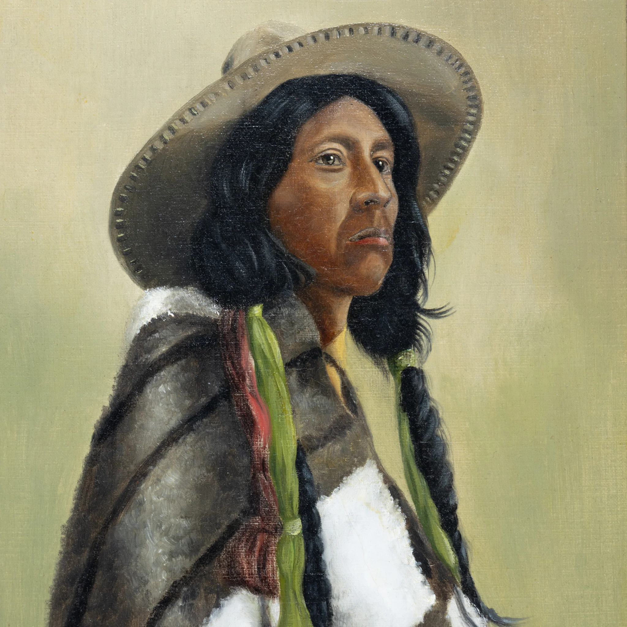 Indian Portrait, Tesque NM by Richard Ernesti - Image 3