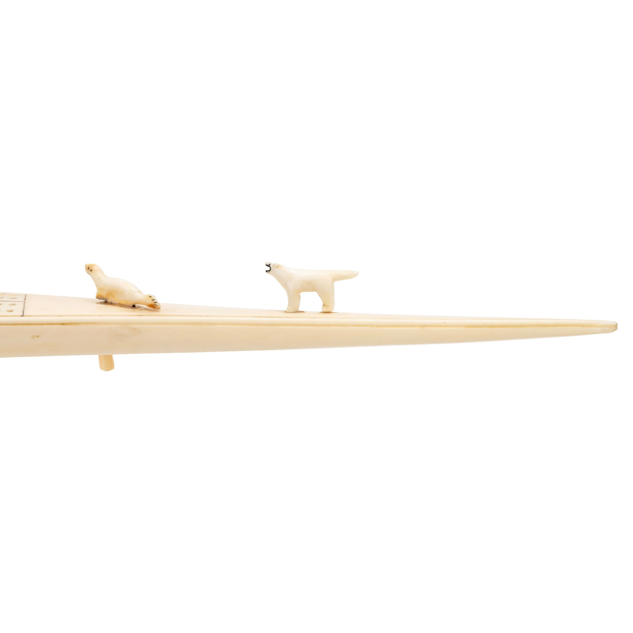 Inuit Carved Cribbage Board - Image 4