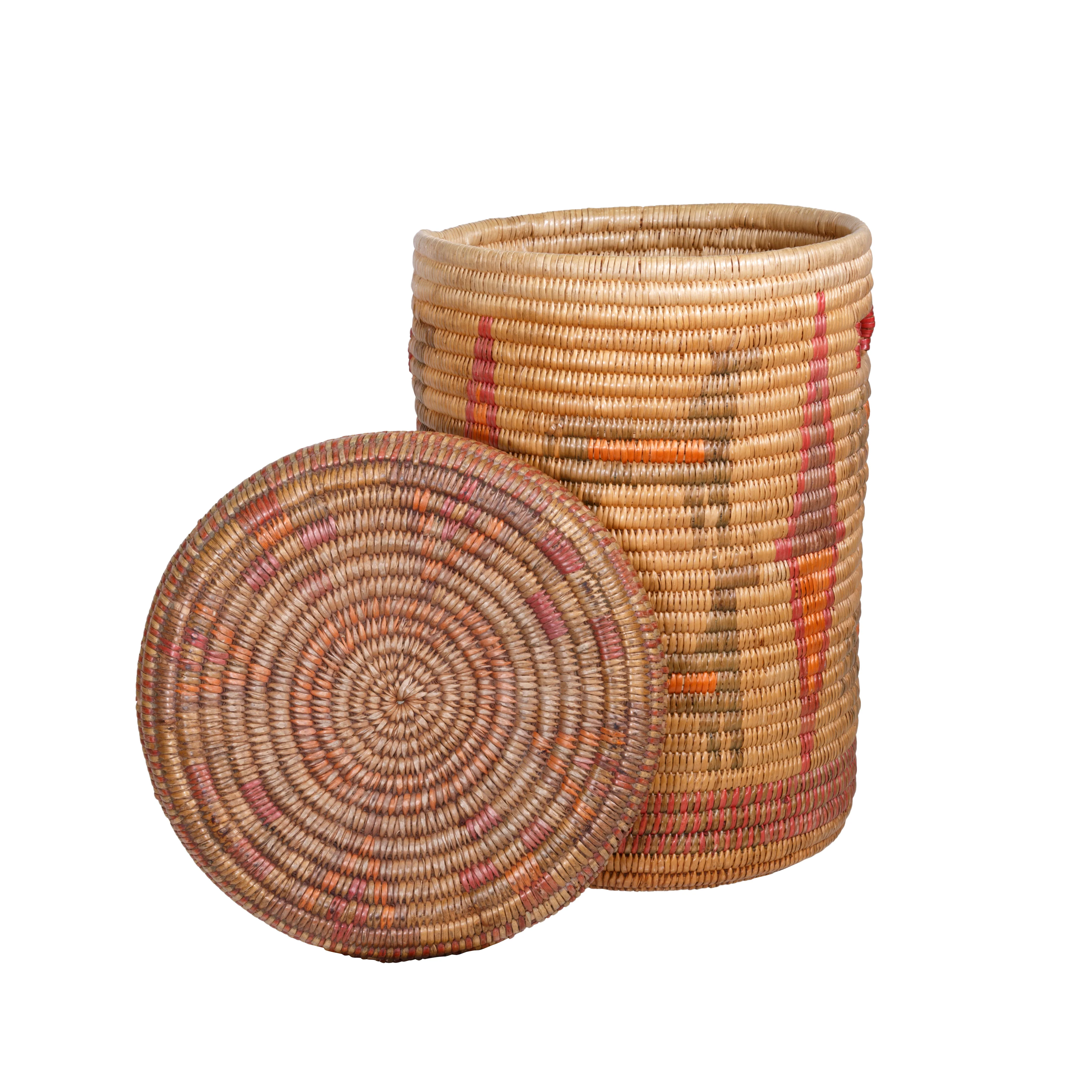 Jicarilla Apache Lidded Basket - Image 3