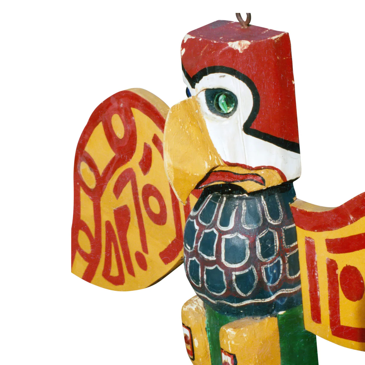 Large Folk Art Outsider Art Totem - Image 2