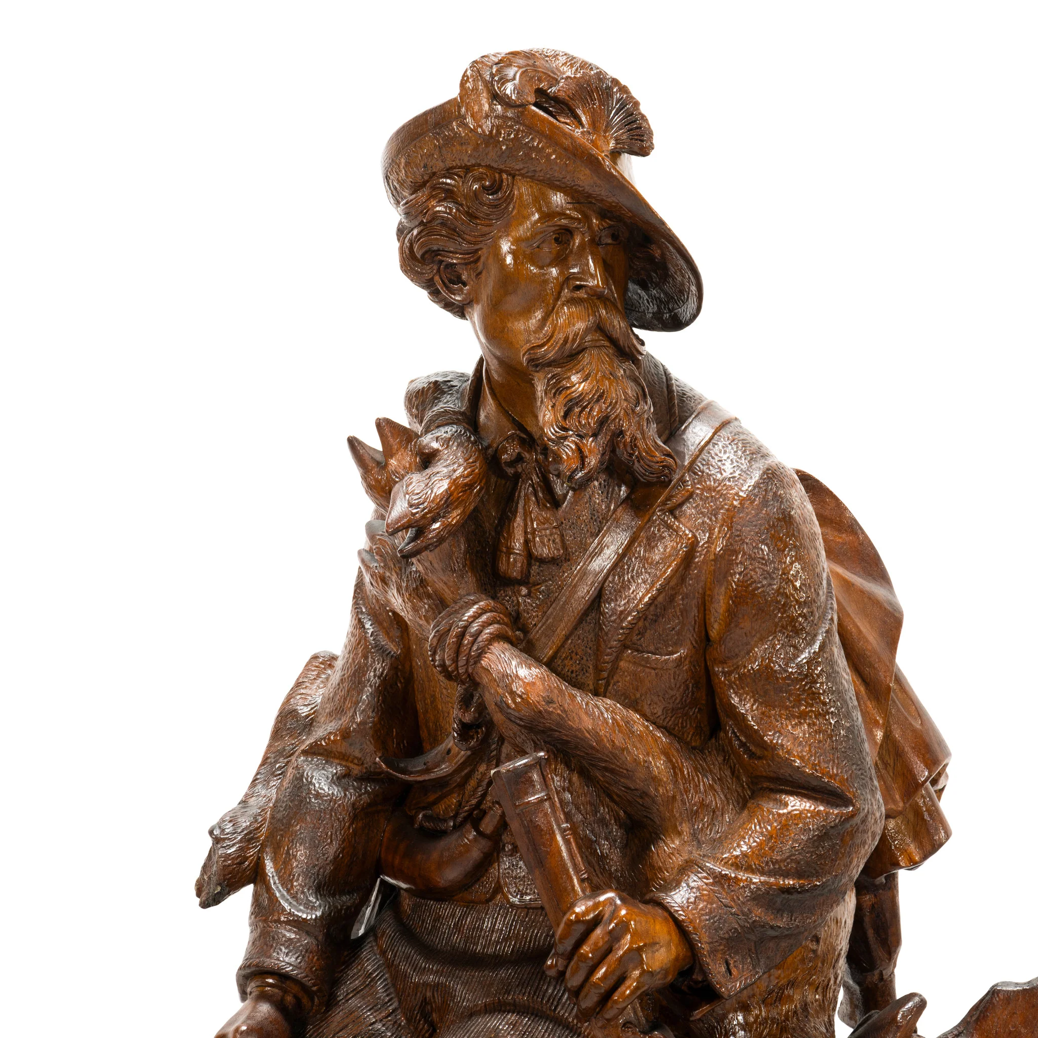 Magnificent Black Forest Mantle Clock Set - Image 6