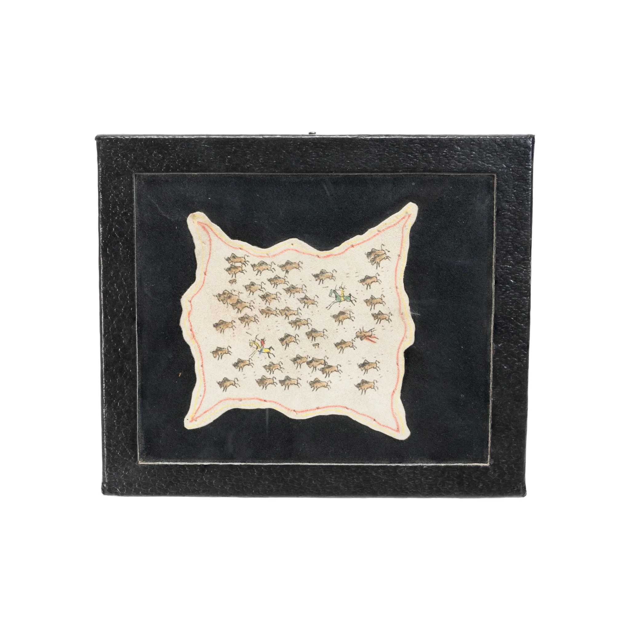 Miniature Pictograph Hide Painting - Image 2
