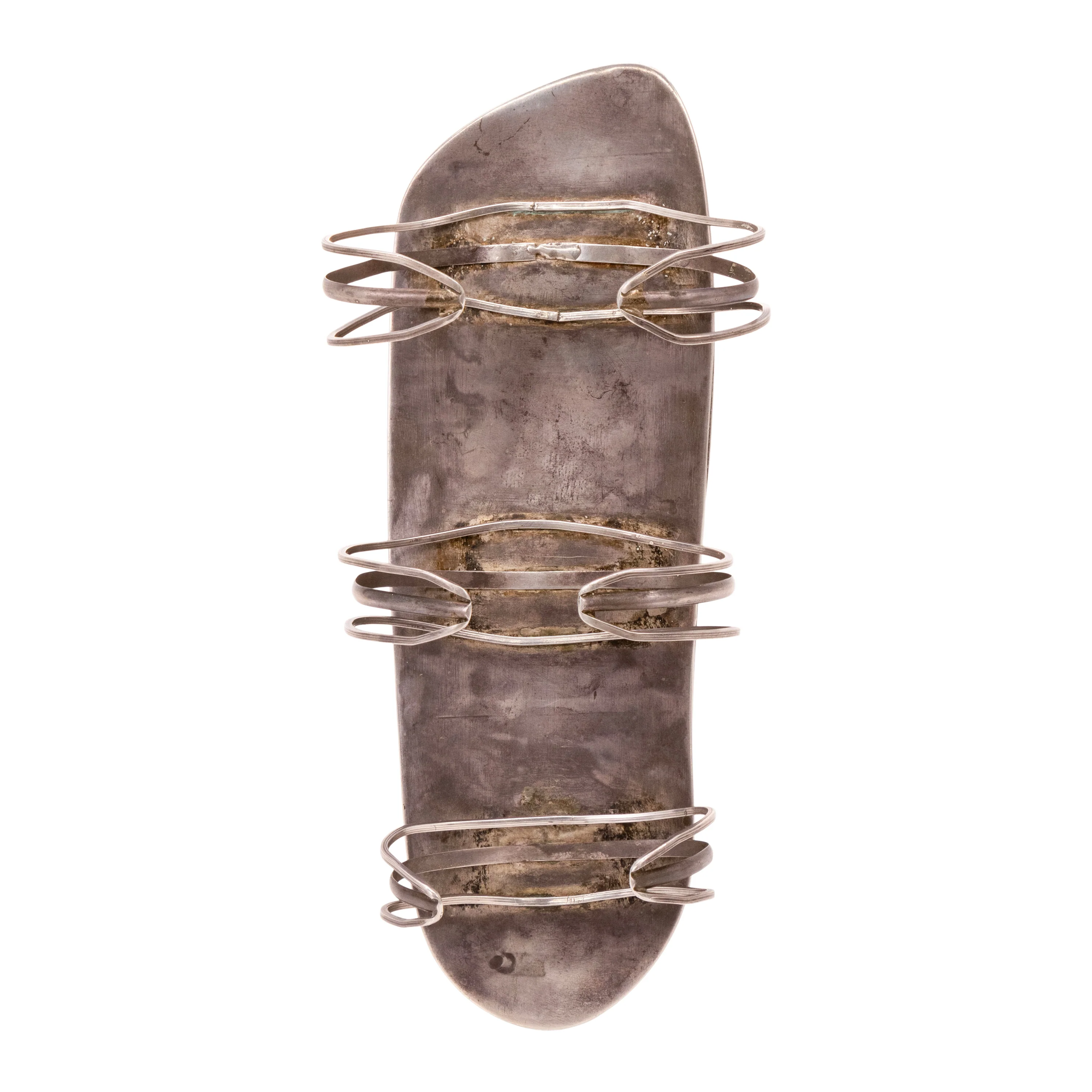 Monumental Navajo Turquoise Arm Cuff - Image 3