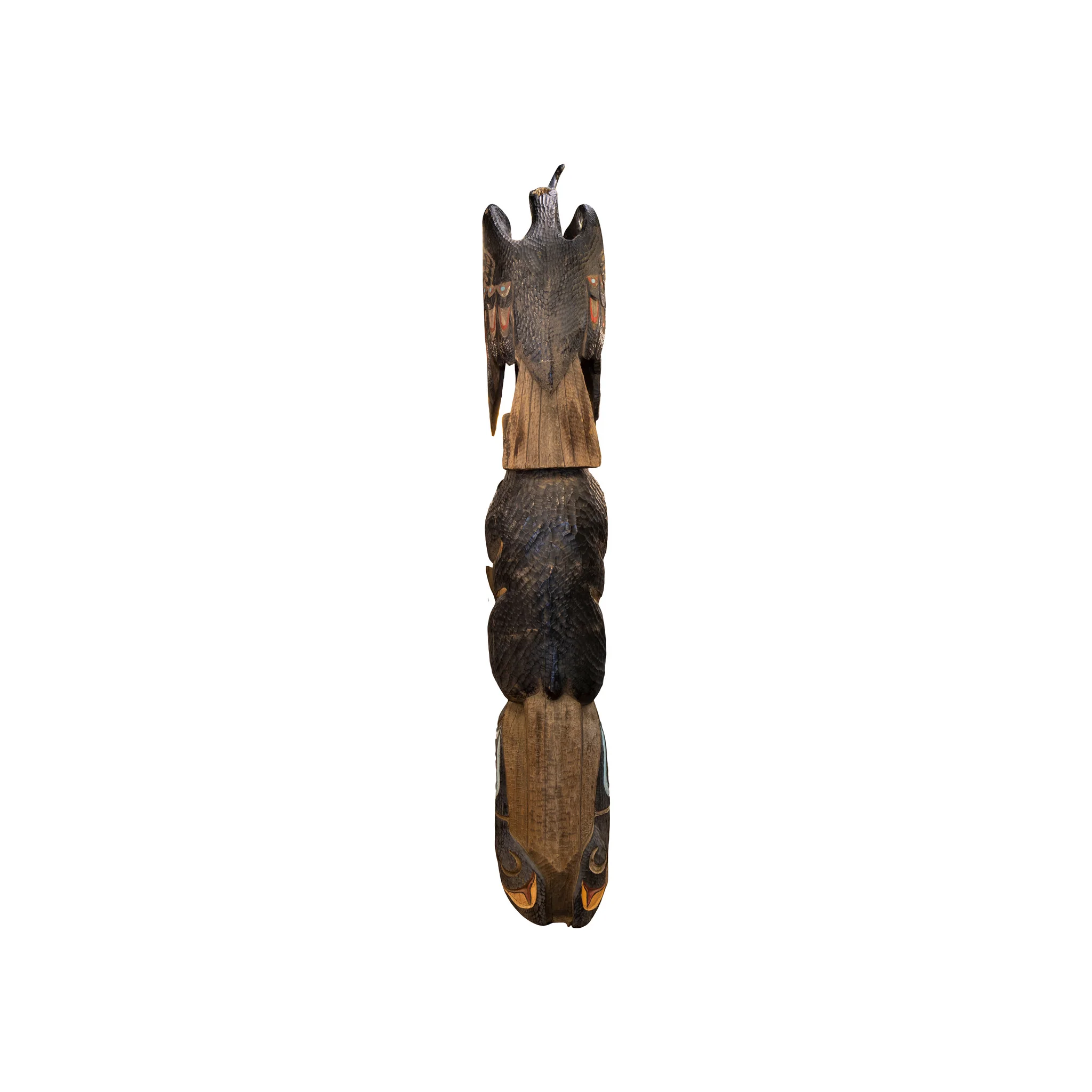 Monumental Thunderbird Totem Pole by Simon Charlie - Image 4