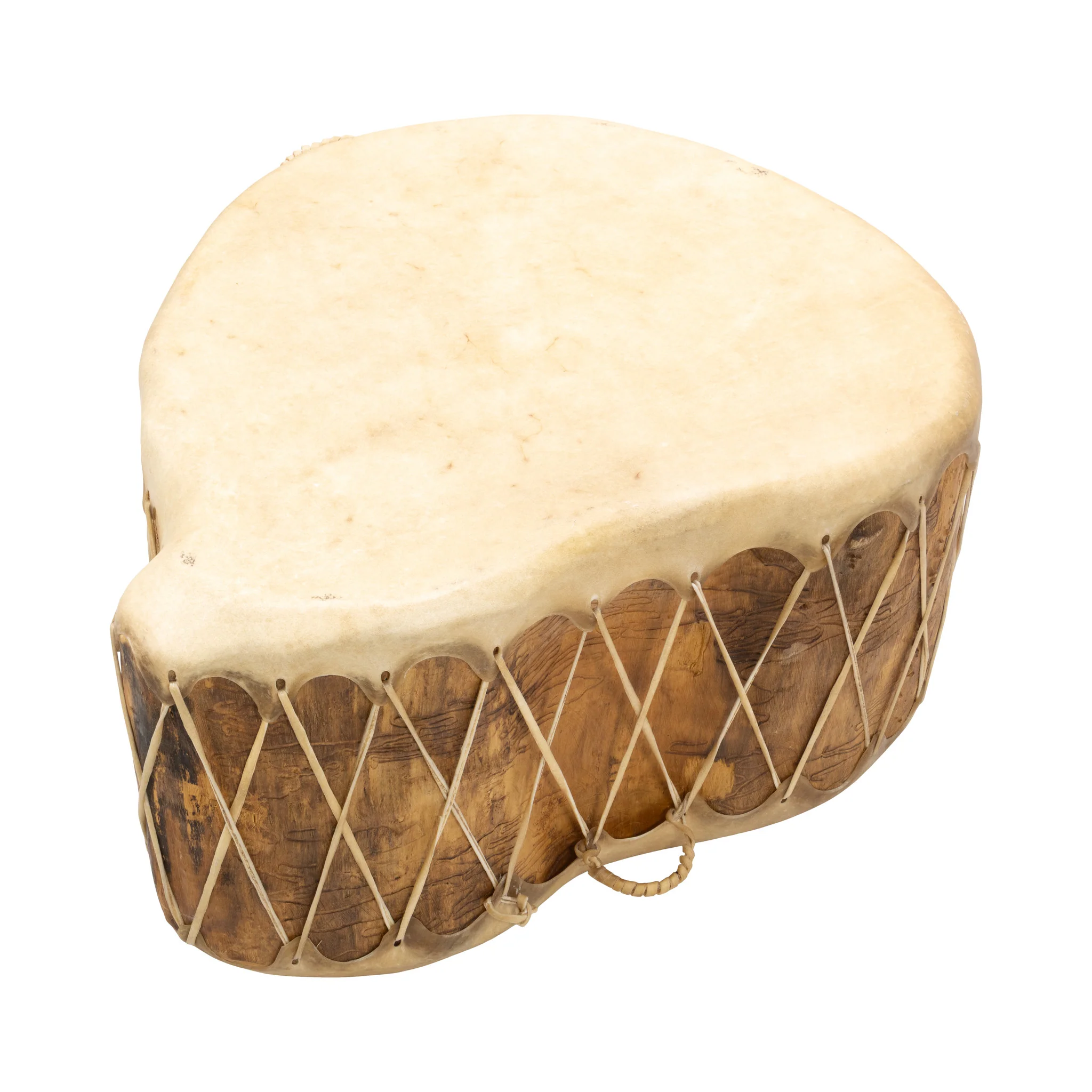 Native American Hide and Wood Drum