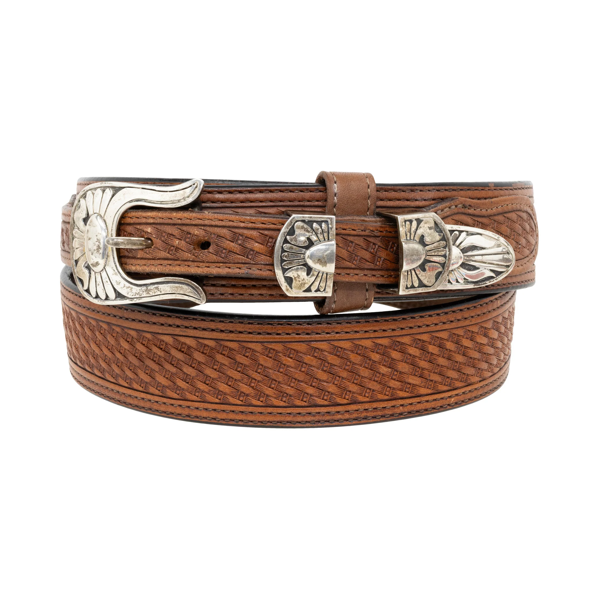 Navajo Buckle and Belt by Begay - Image 2