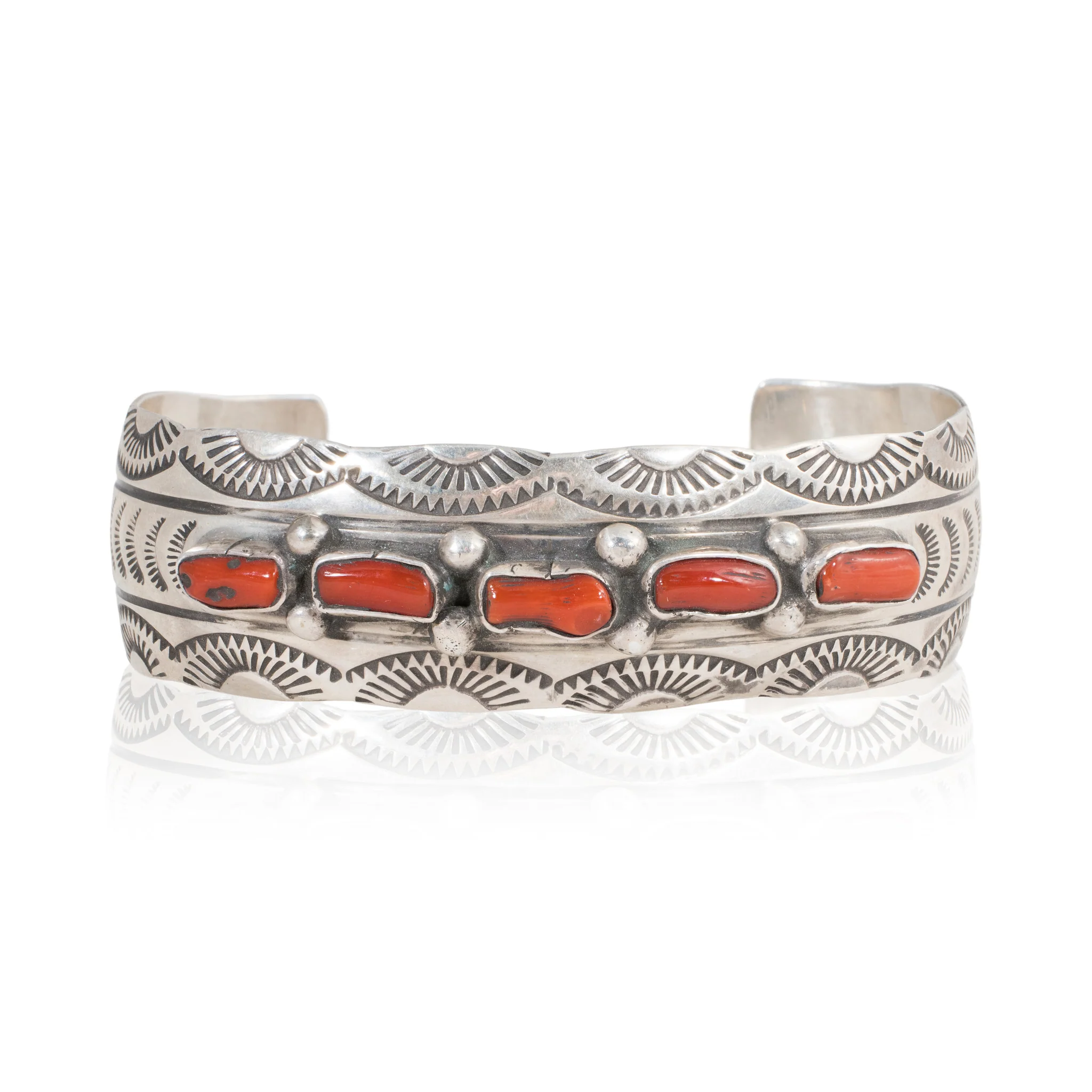 Navajo Coral Bracelet