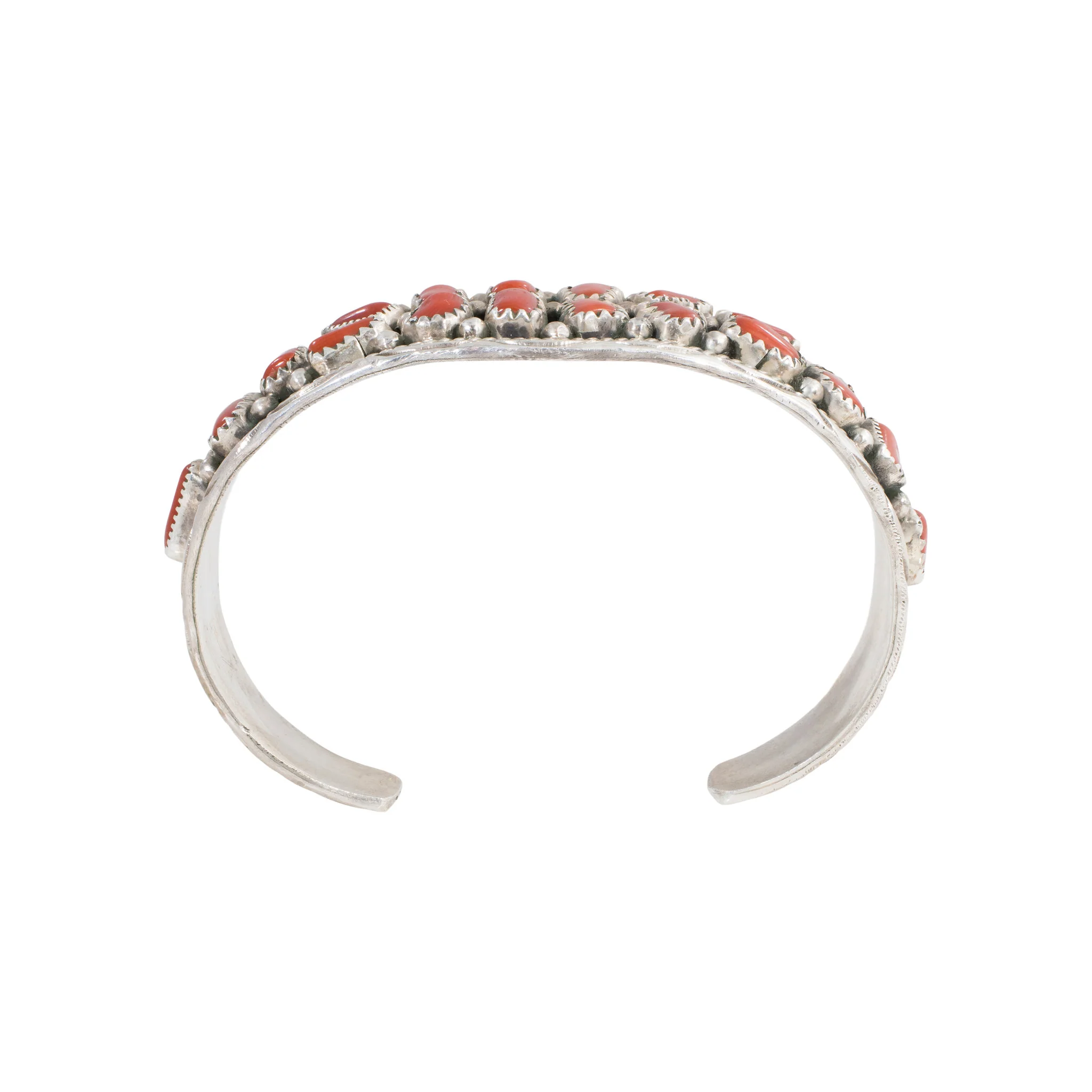 Navajo Coral Bracelet - Image 4