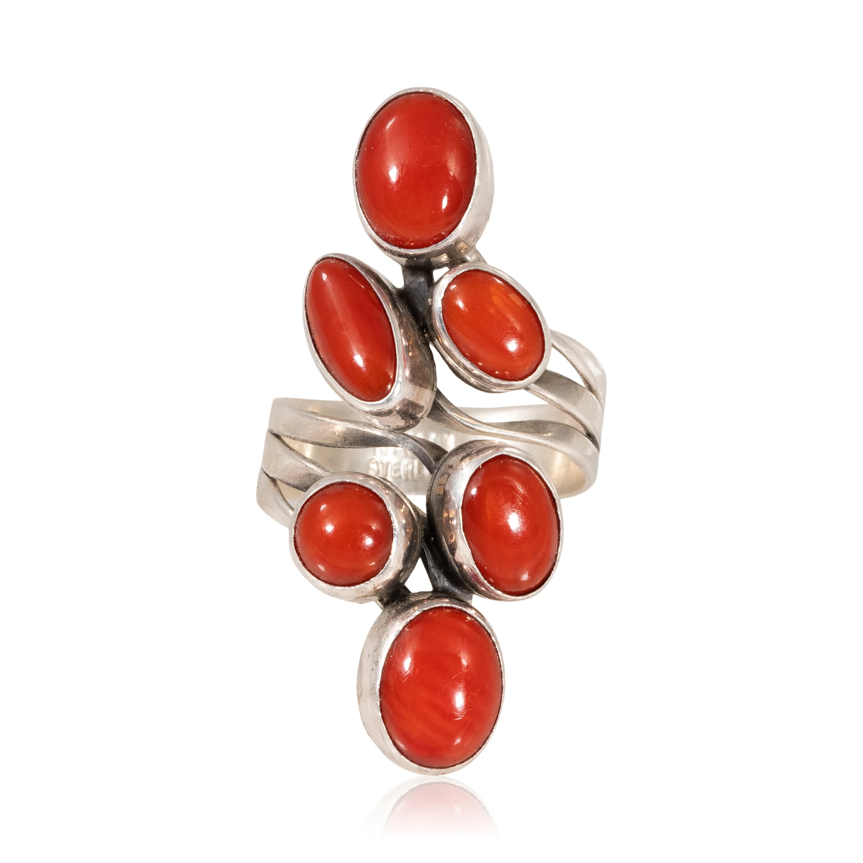 Navajo Coral Ring